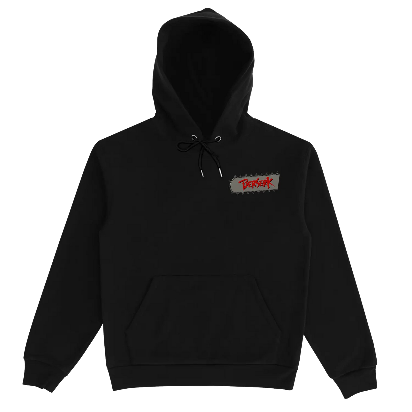 Berserker Denji Thunder Black Drawstring Hoodie My Store