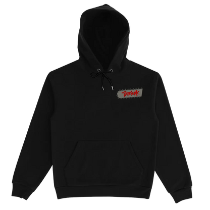 Berserker Denji Thunder Black Drawstring Hoodie My Store