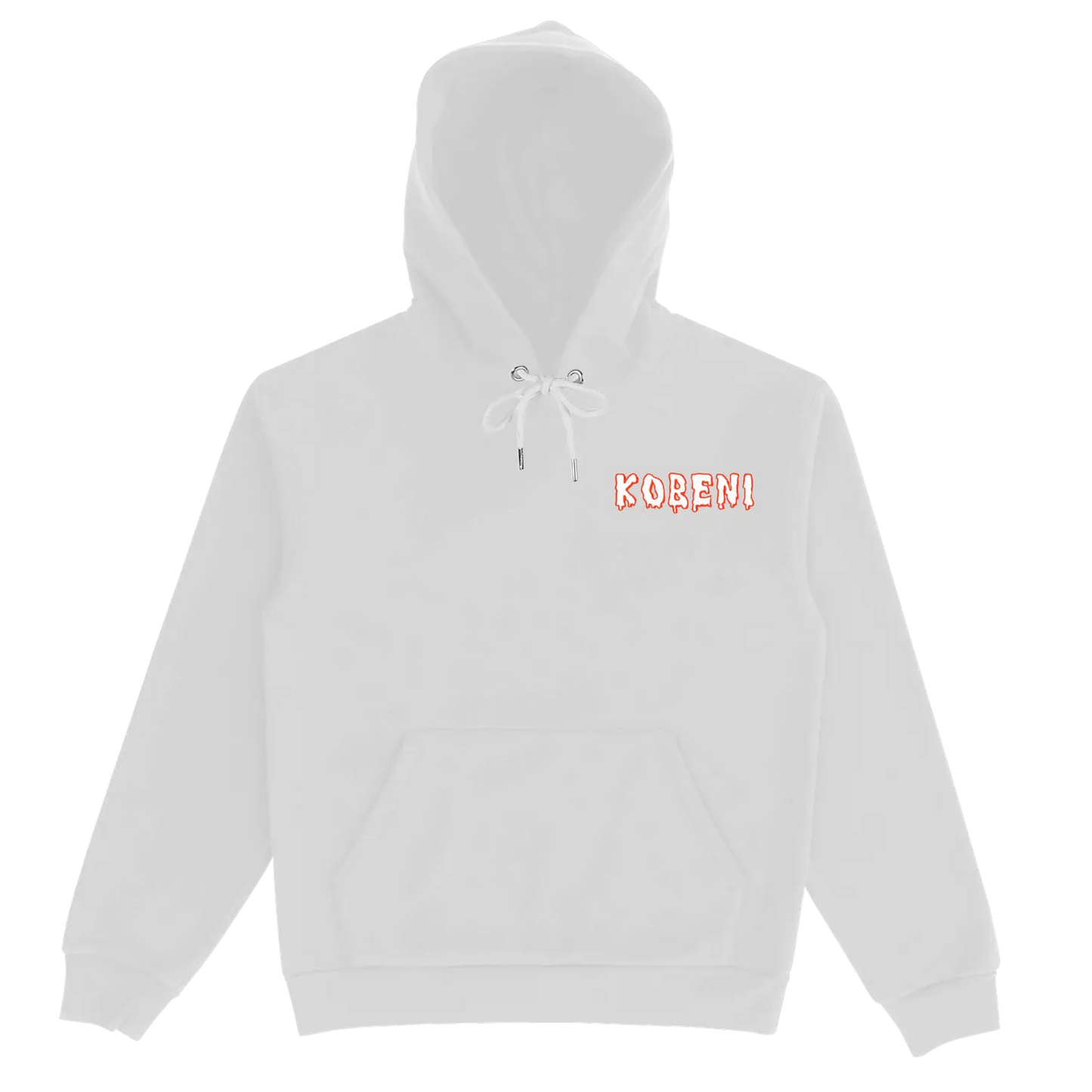 ChainsawMan Kobeni Cry Drawstring White Hoodie