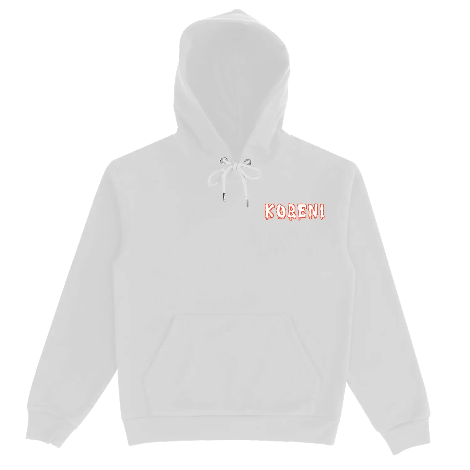 ChainsawMan Kobeni Cry Drawstring White Hoodie