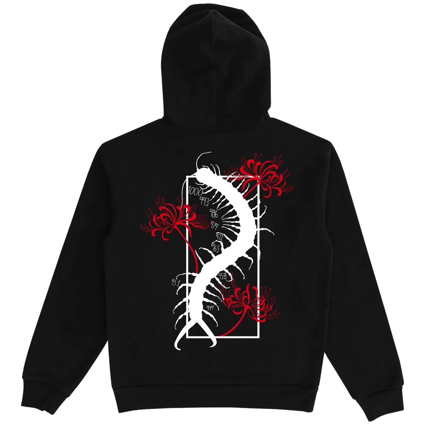 Tokyo Ghoul Kaneki Centipede Black Hoodie