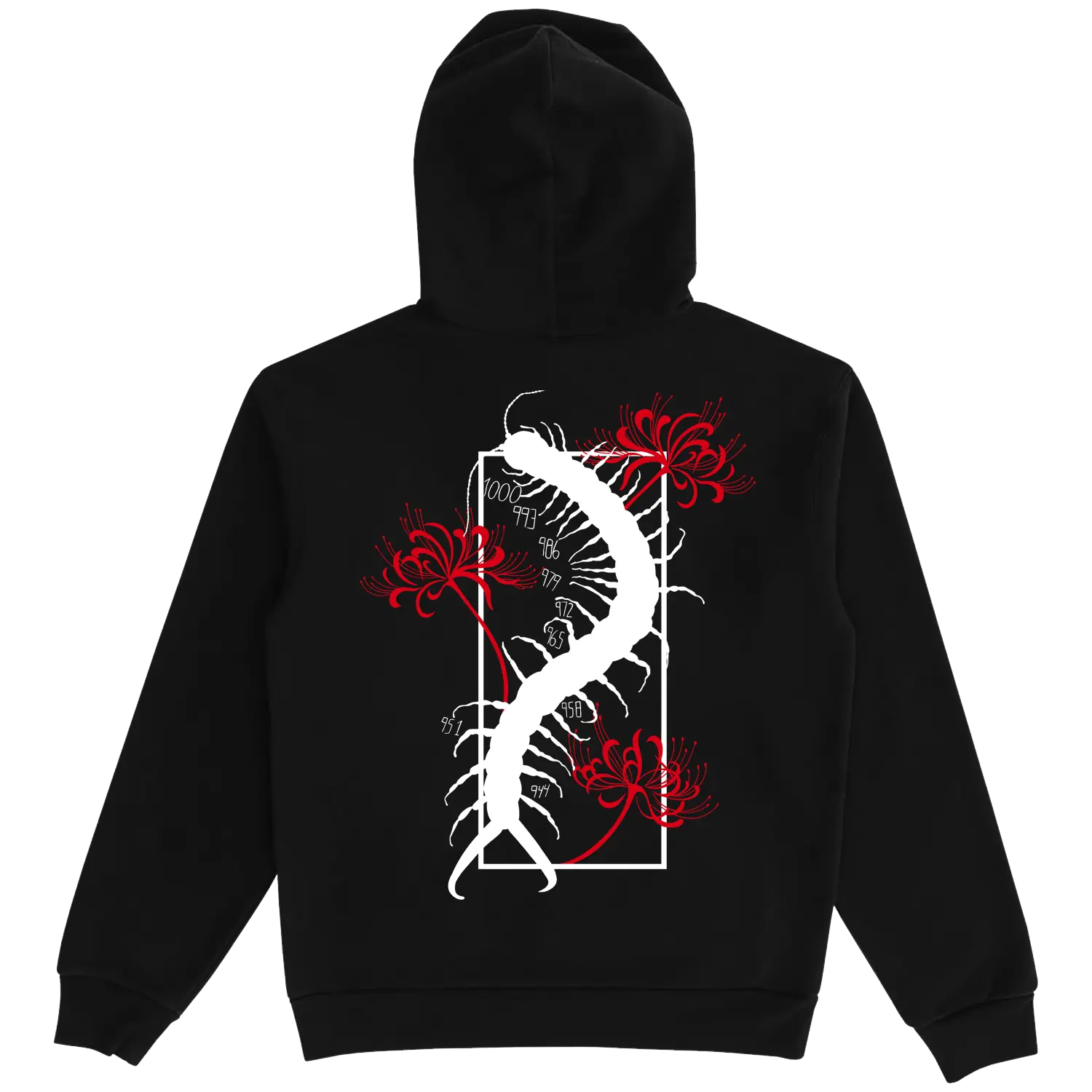 Tokyo Ghoul Kaneki Centipede Black Hoodie