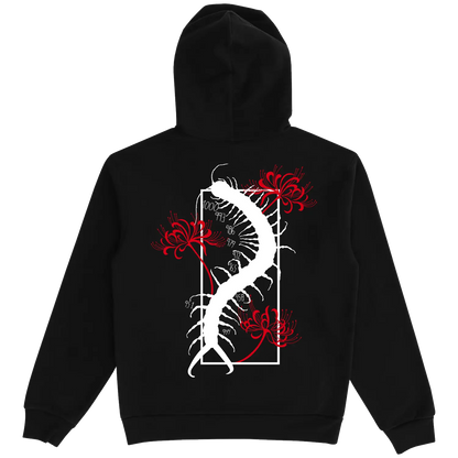 Tokyo Ghoul Kaneki Centipede Black Hoodie