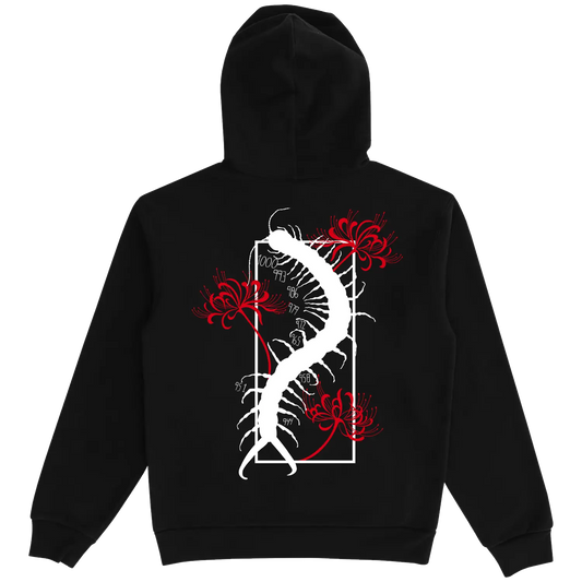 Tokyo Ghoul Kaneki Centipede Black Hoodie