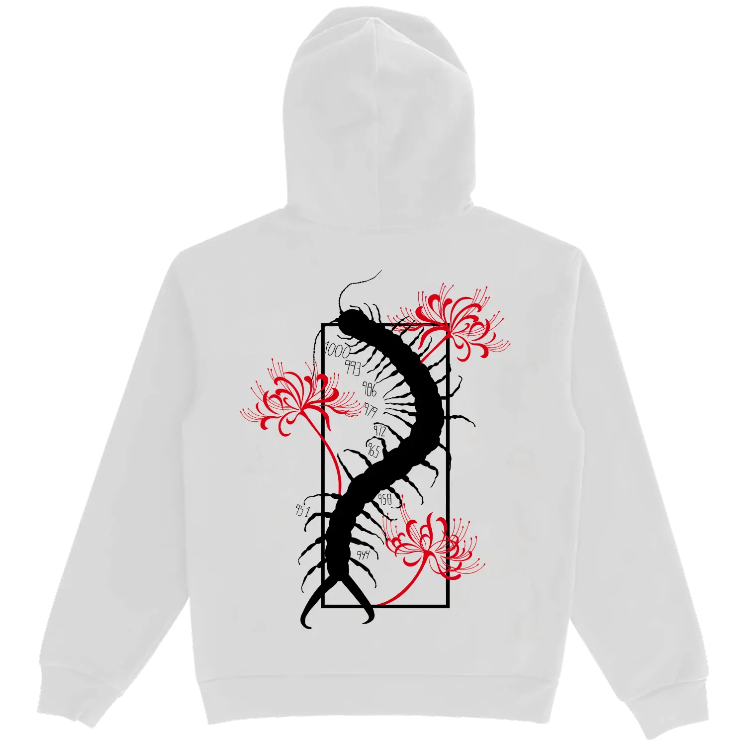 Tokyo Ghoul Kaneki Centipede White Hoodie