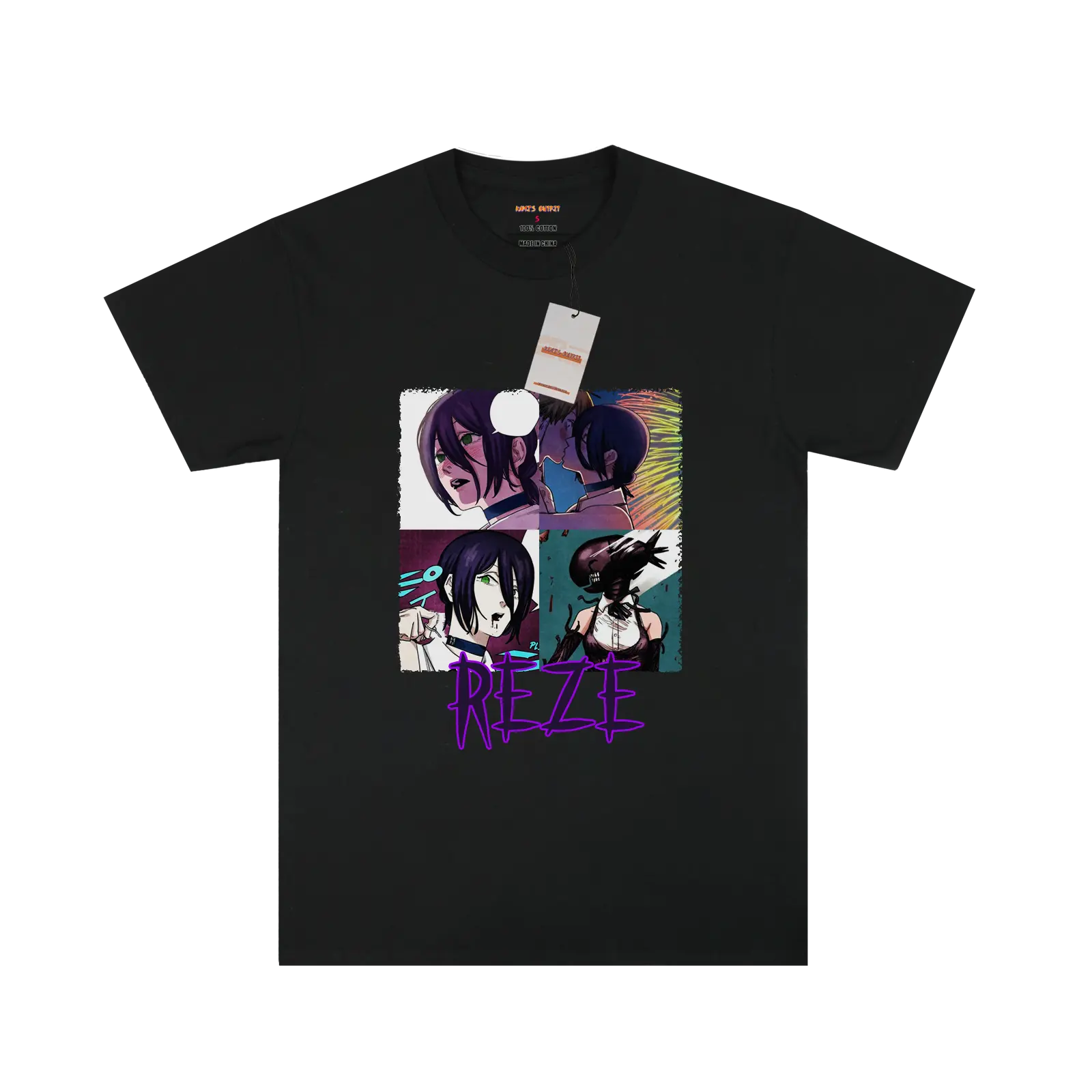 Reze White/Black T-shirt My Store