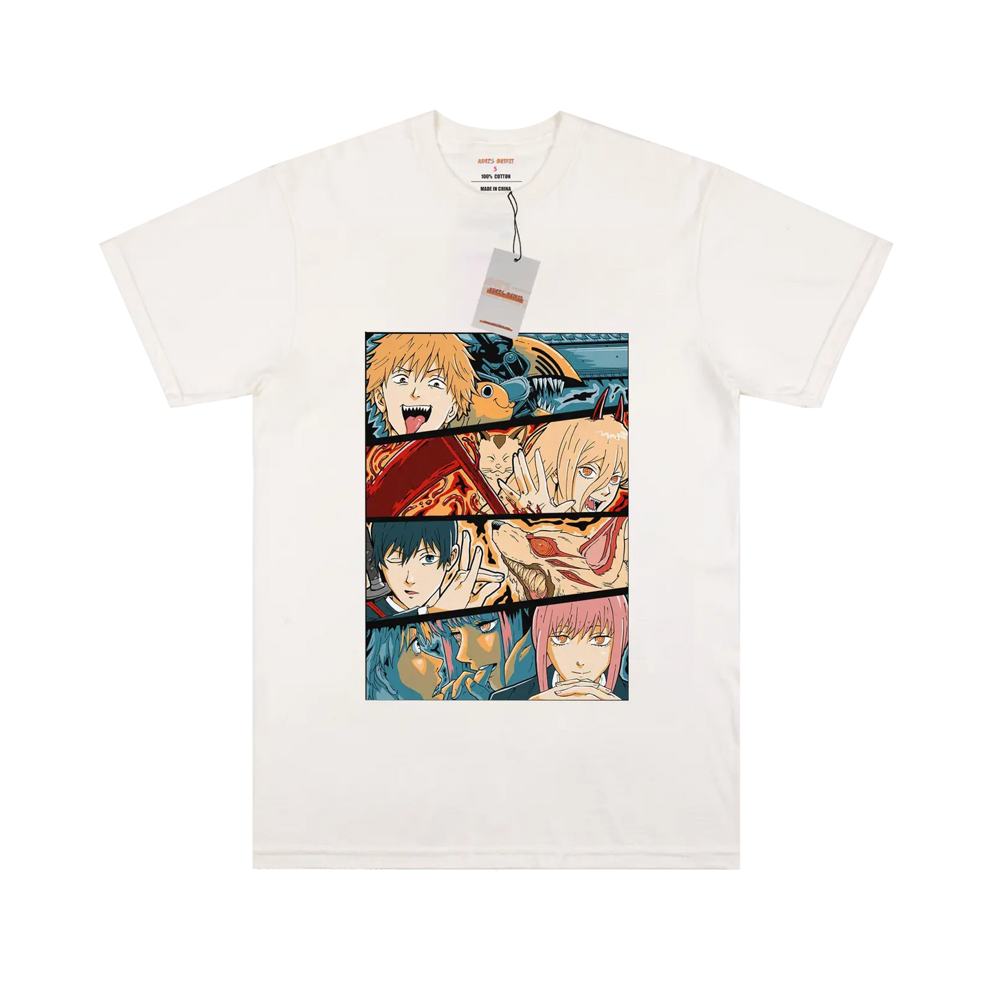 Denji Team White/Black T-shirt My Store