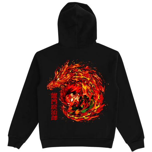 Demon Slayer Tanjiro Black Hoodie