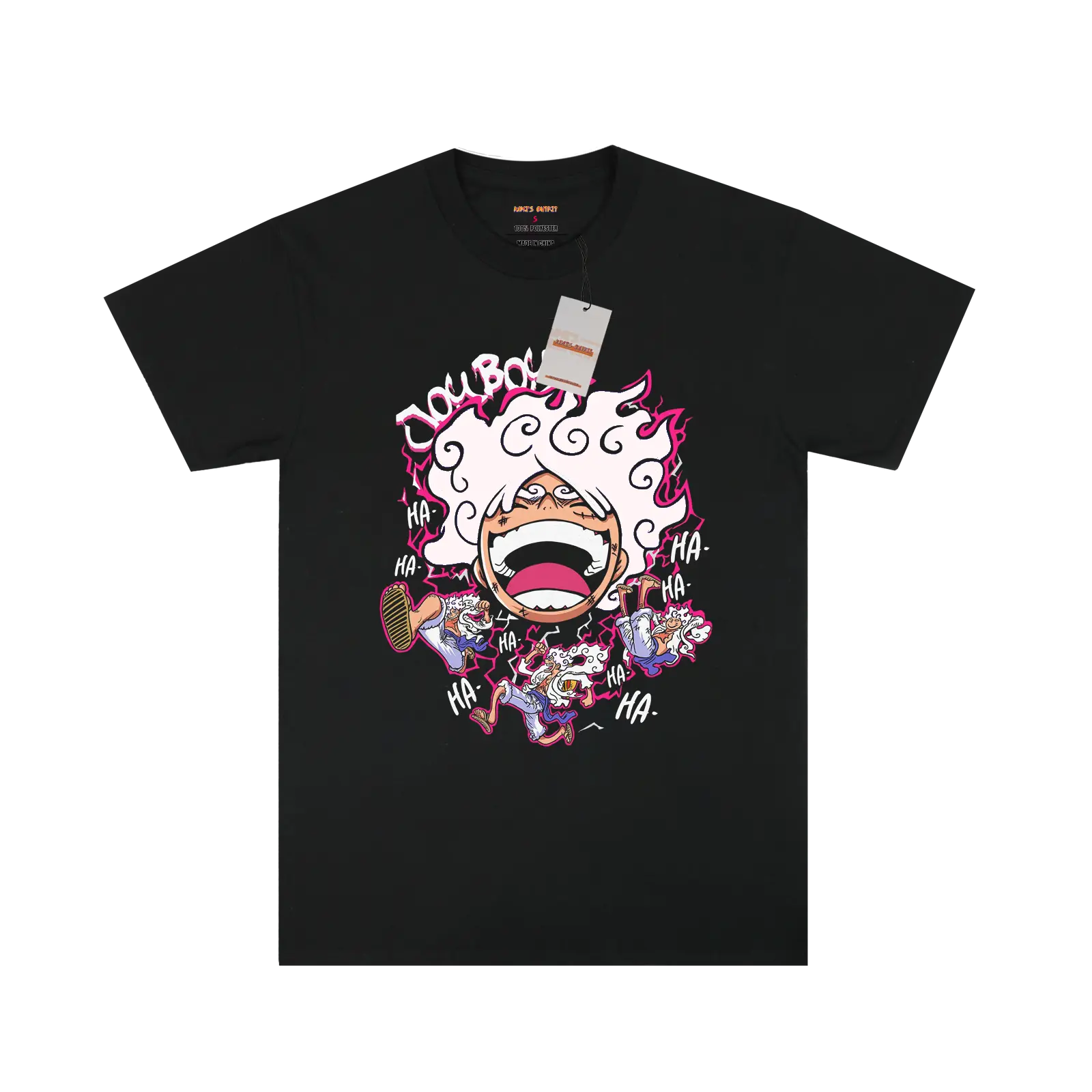 Luffy Gear5 Black T-shirt My Store