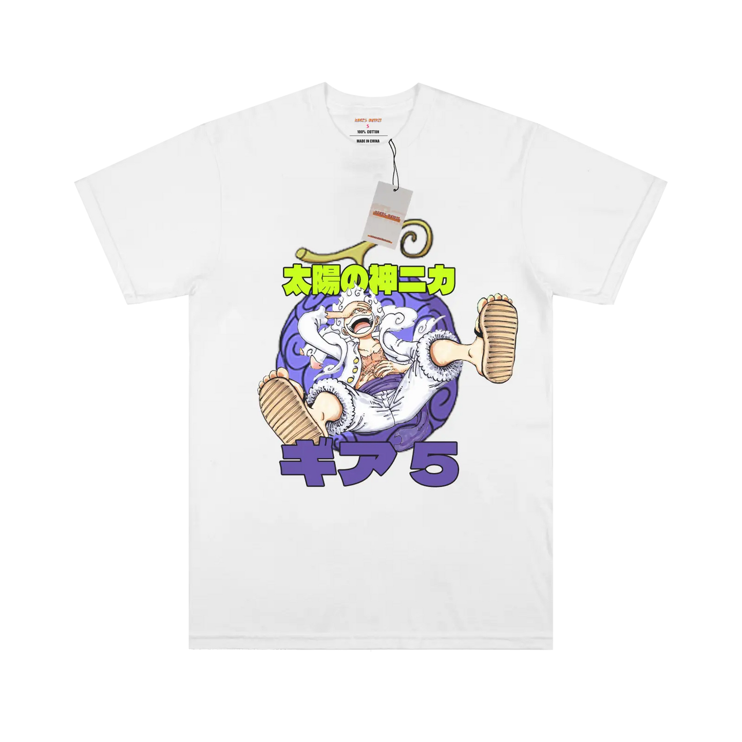 Gear 5 Luffy White/Black T-shirt My Store