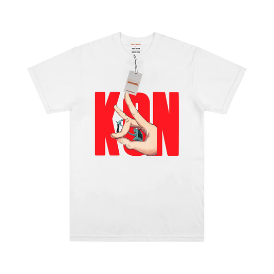 KON Pattern White/Black T-shirt My Store