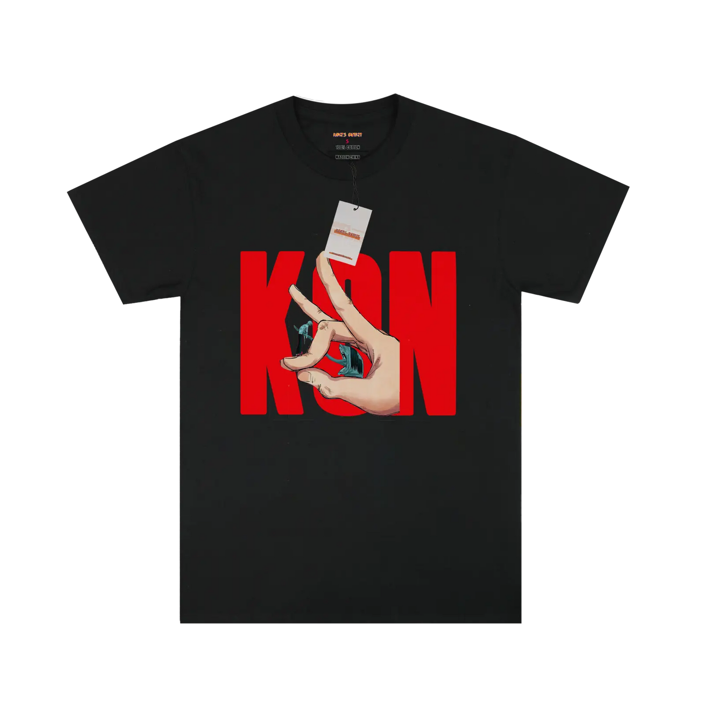 KON Pattern White/Black T-shirt My Store