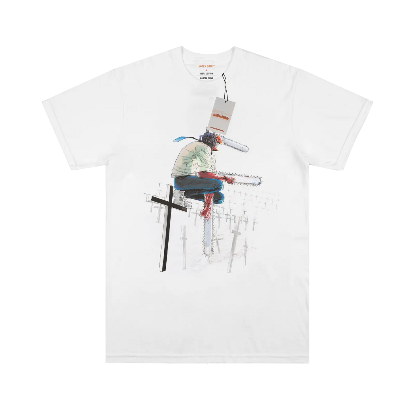 Devil Denji White T-shirt My Store