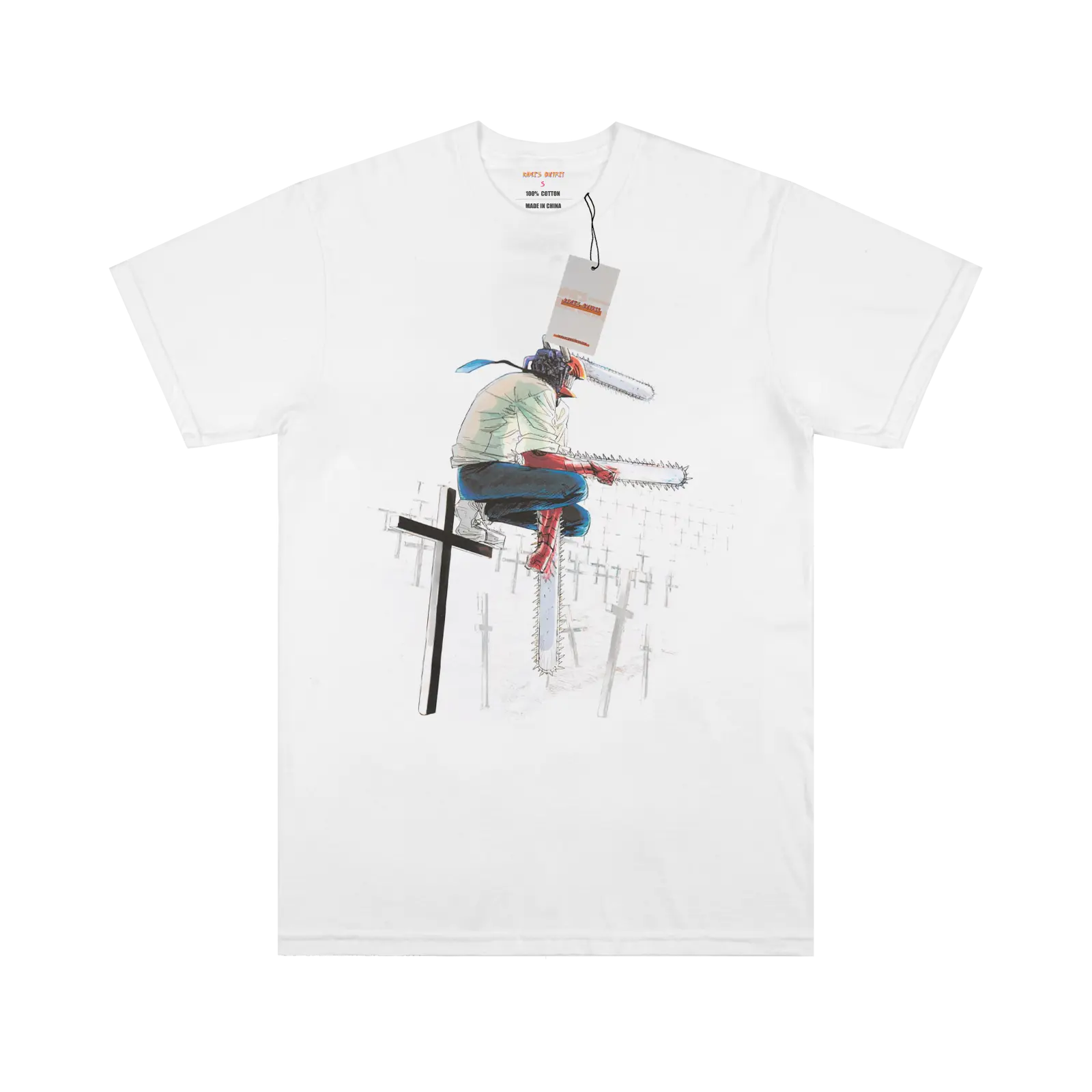 Devil Denji White T-shirt My Store