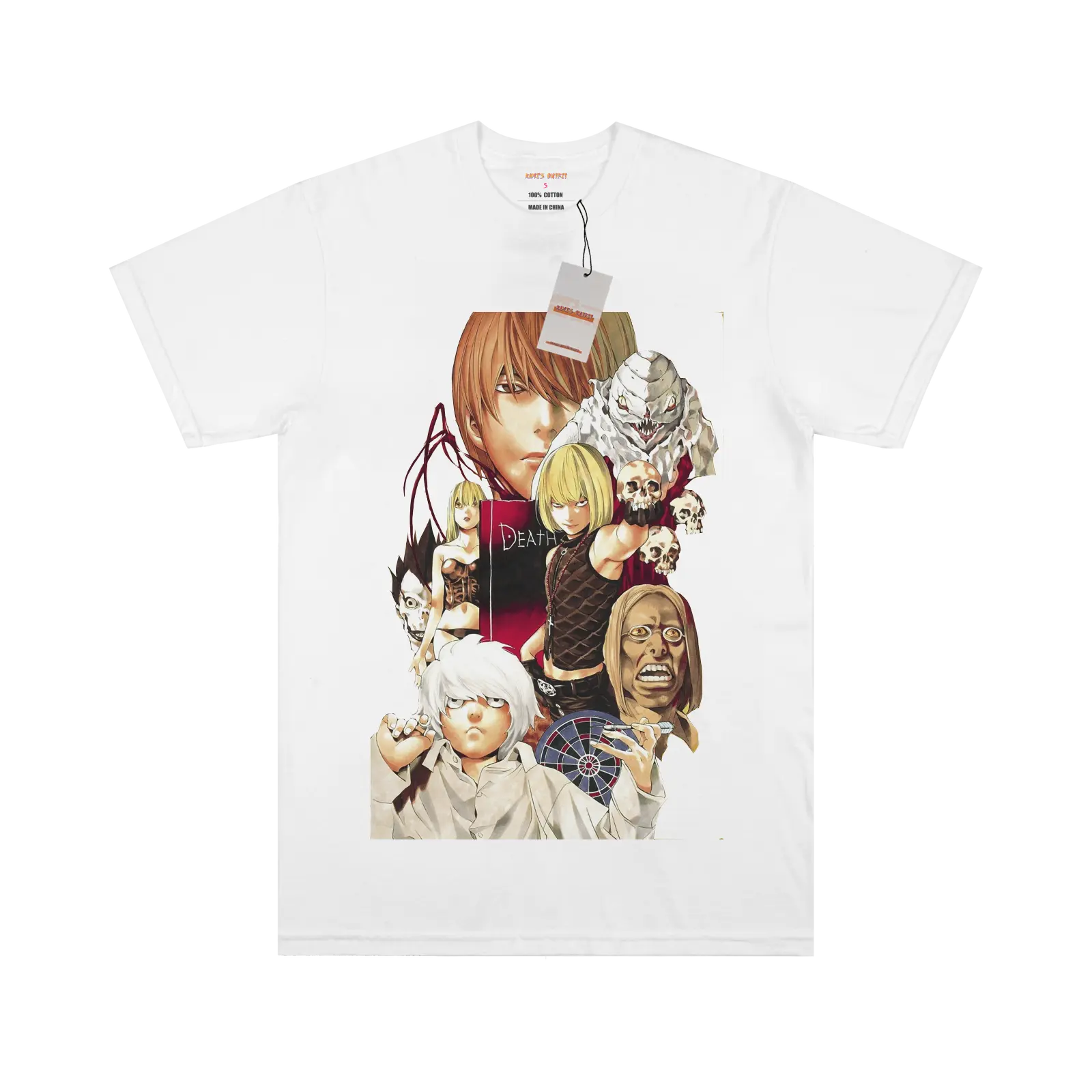 L & Yagami Double Pattern Design T-shirt My Store