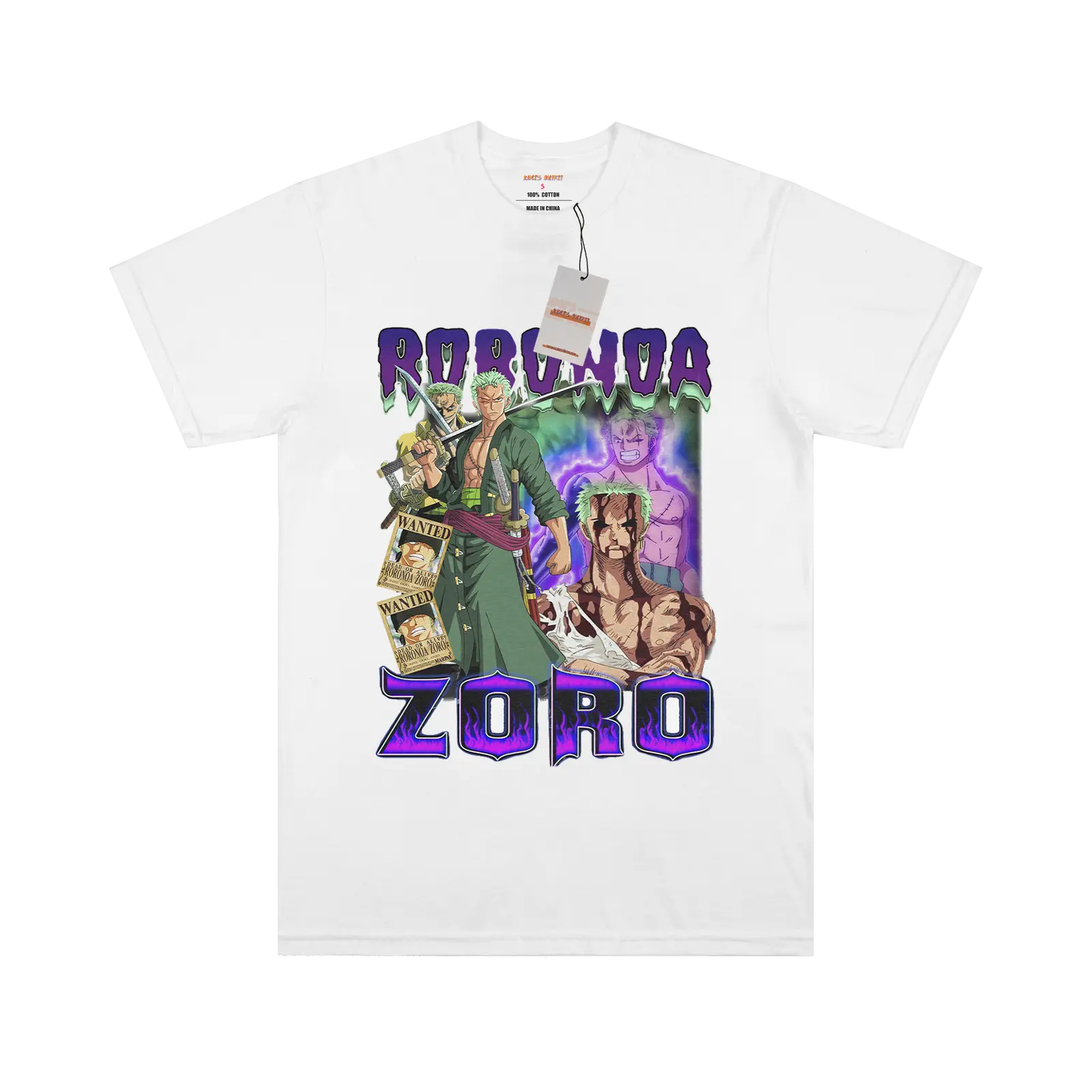 Zoro Black/White T-shirt My Store