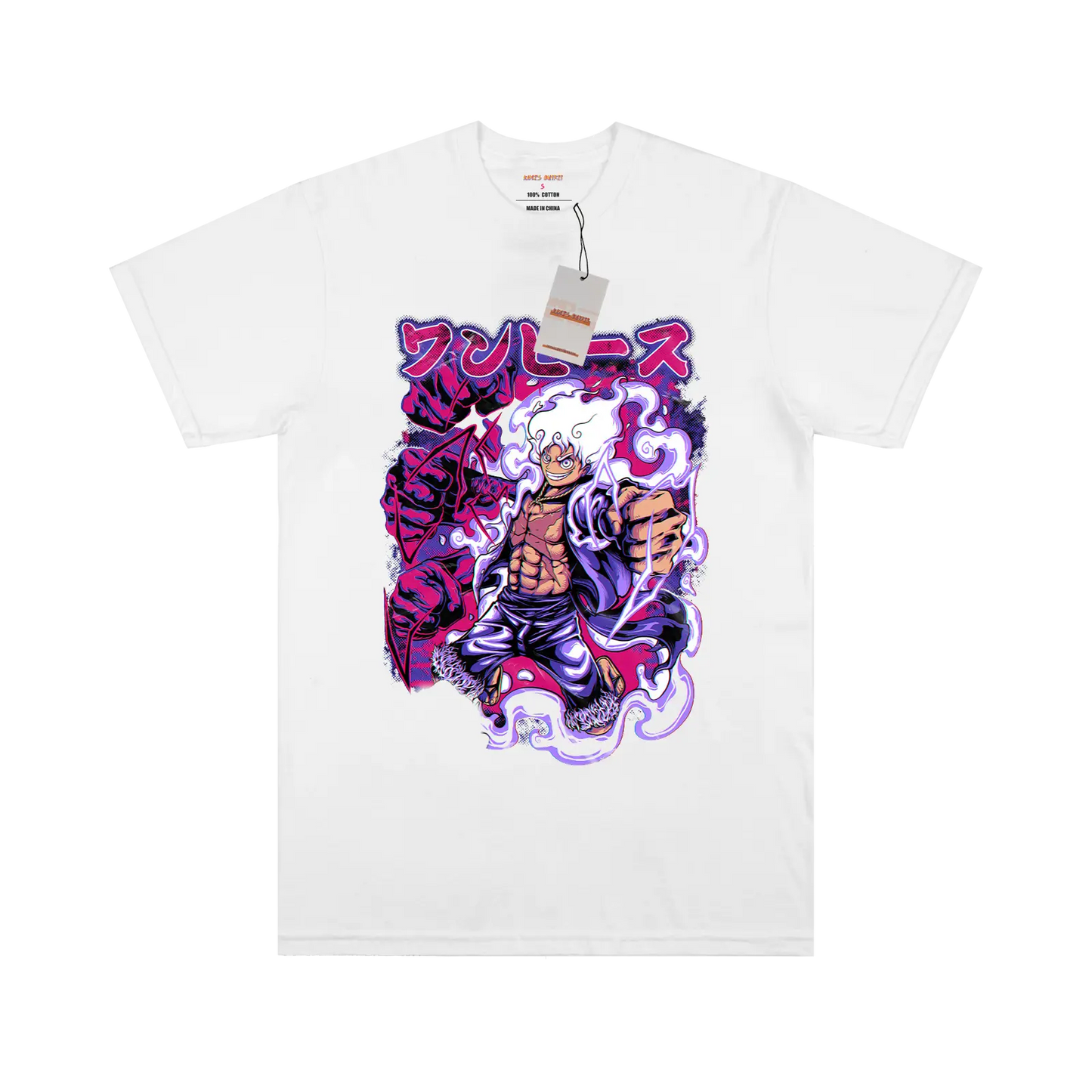 Luffy Gear 5 Black/White T-shirt My Store