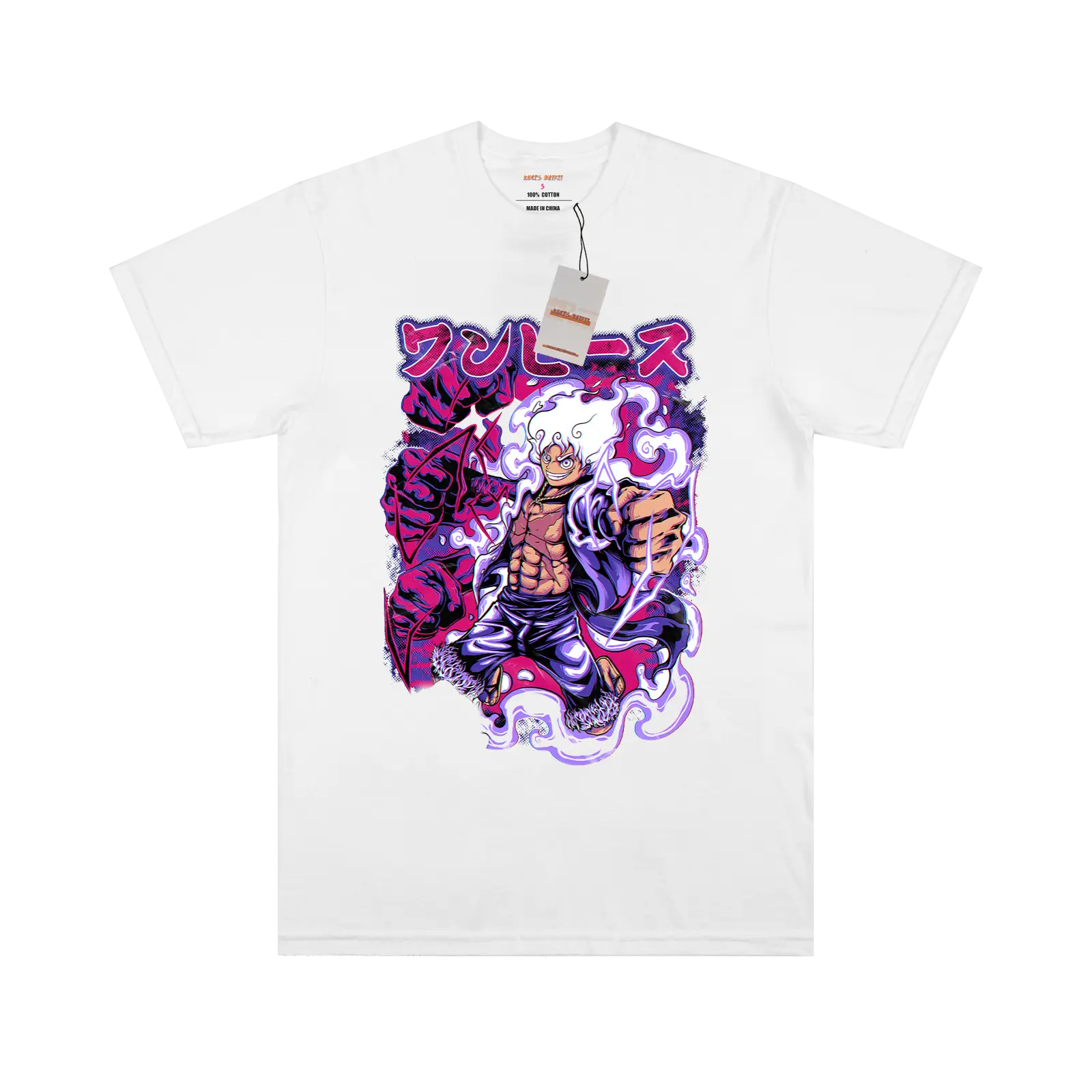 Luffy Gear 5 Black/White T-shirt My Store