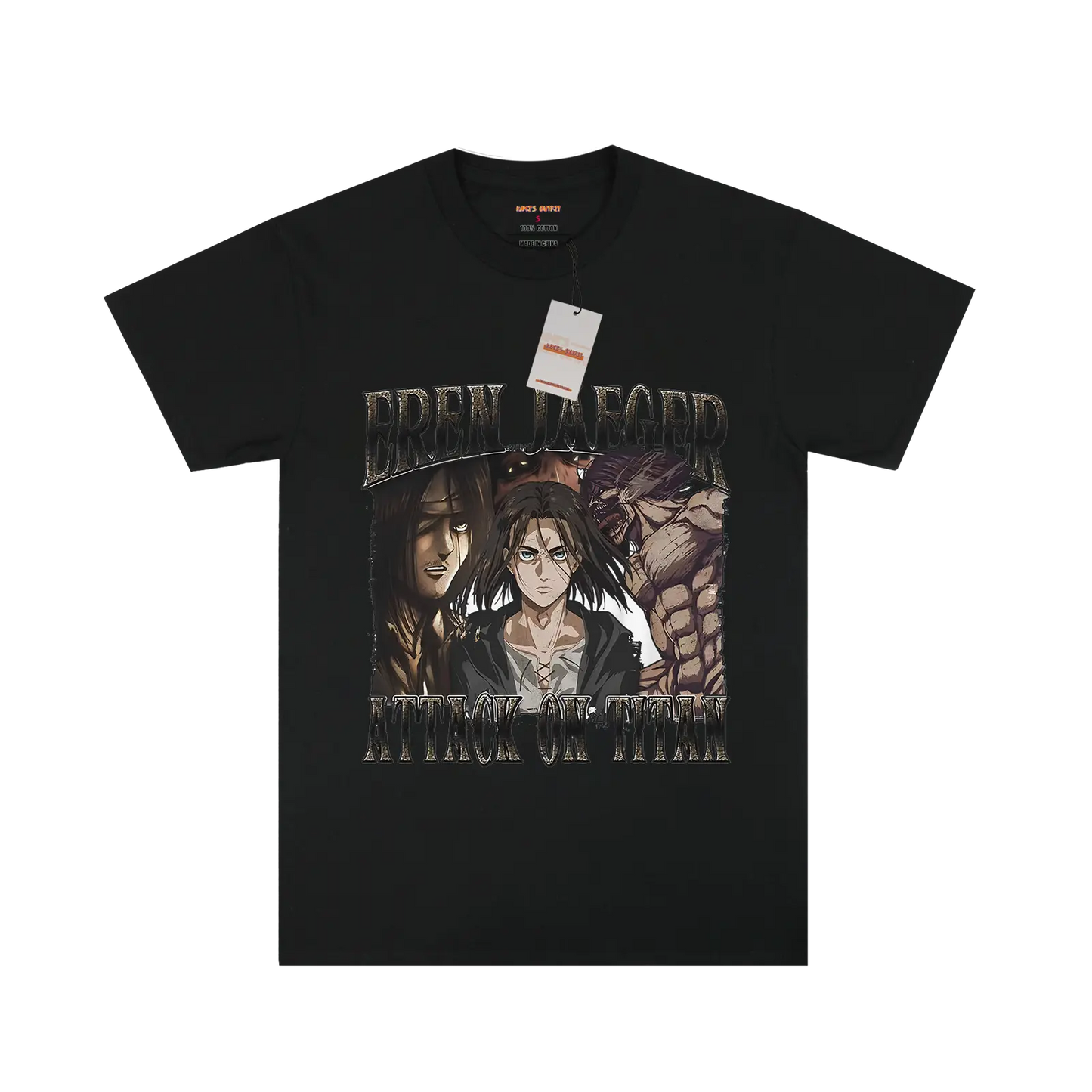 Eren Pattern Design T-shirt Kami's Outfit