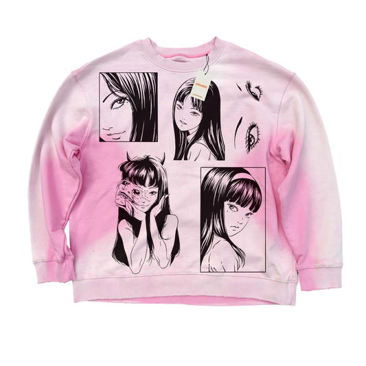 Junji Ito Collection Tomie Pink Sweatshirt