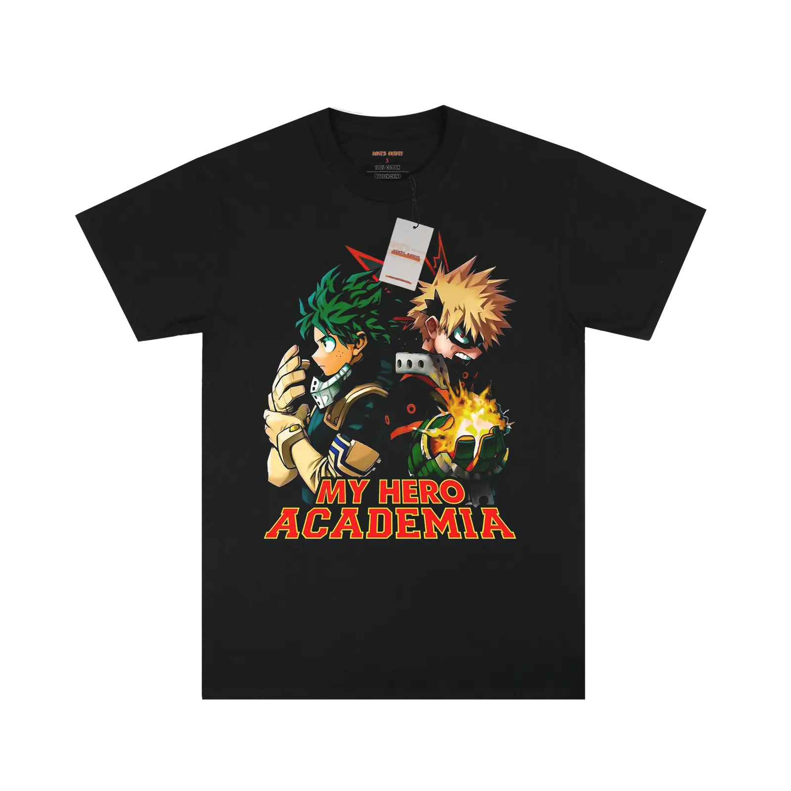 Midoriya & Bakugou Pattern T-shirt My Store