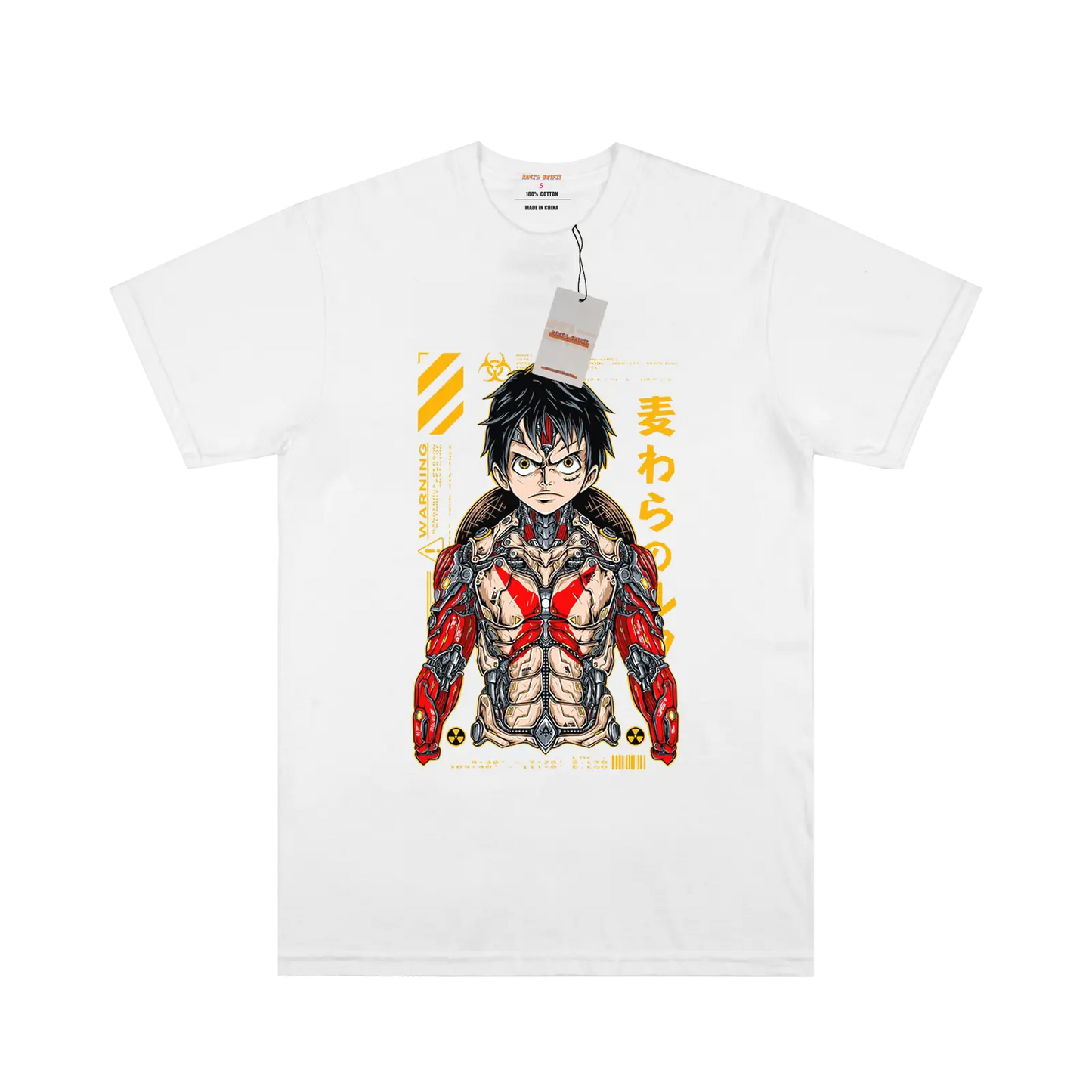 Robotic Luffy White T-shirt My Store