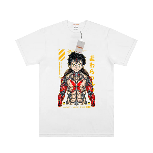 Robotic Luffy White T-shirt My Store