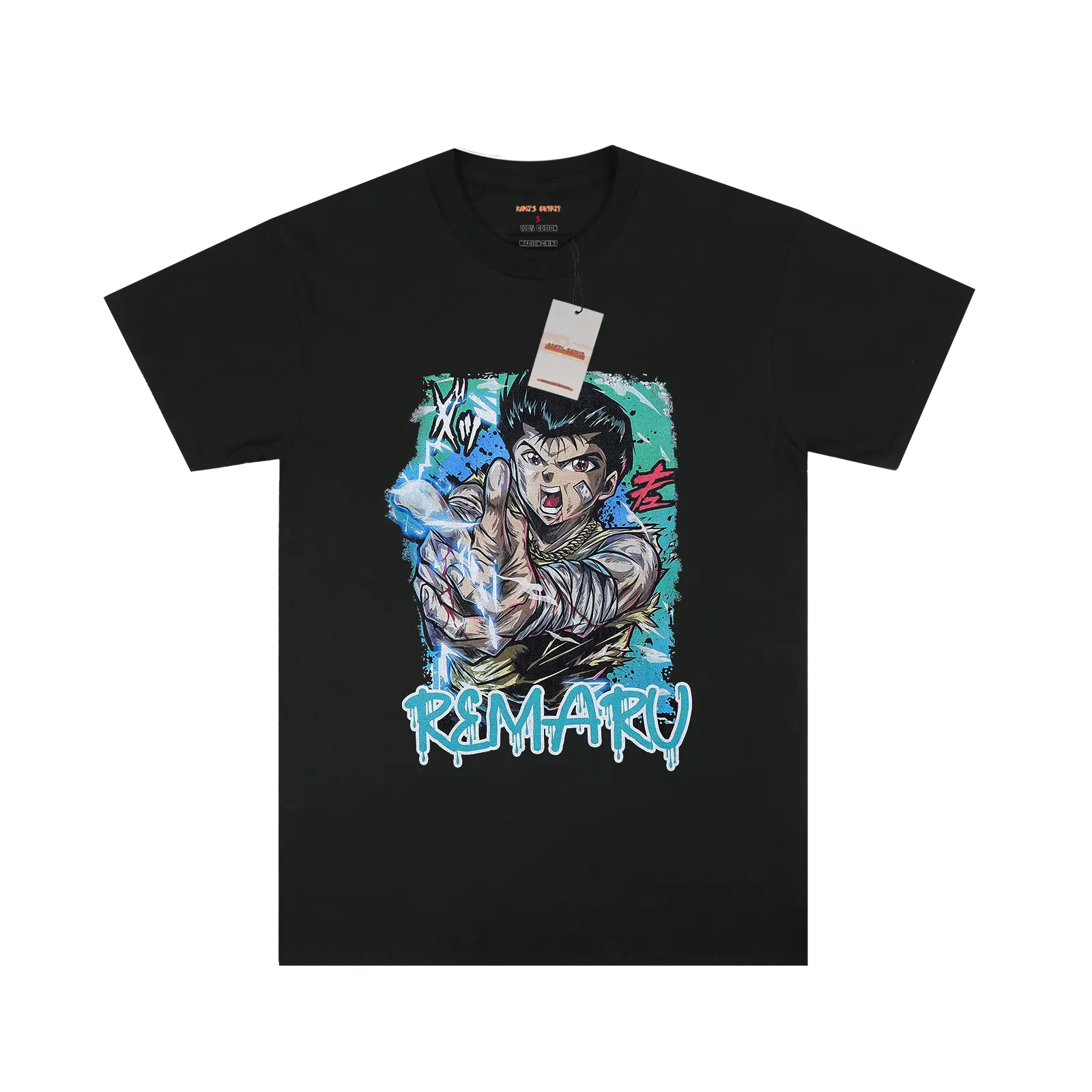 YuYu Hakusho Yuusuke Black T-shirt