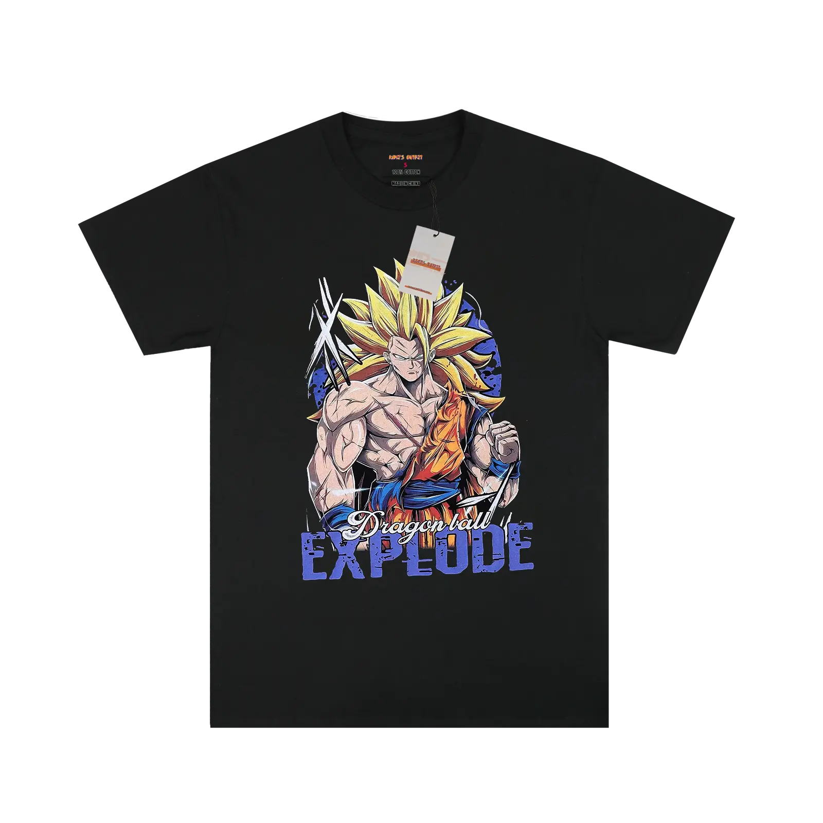 Dragon Ball Saiyan Goku 3 Black T-shirt