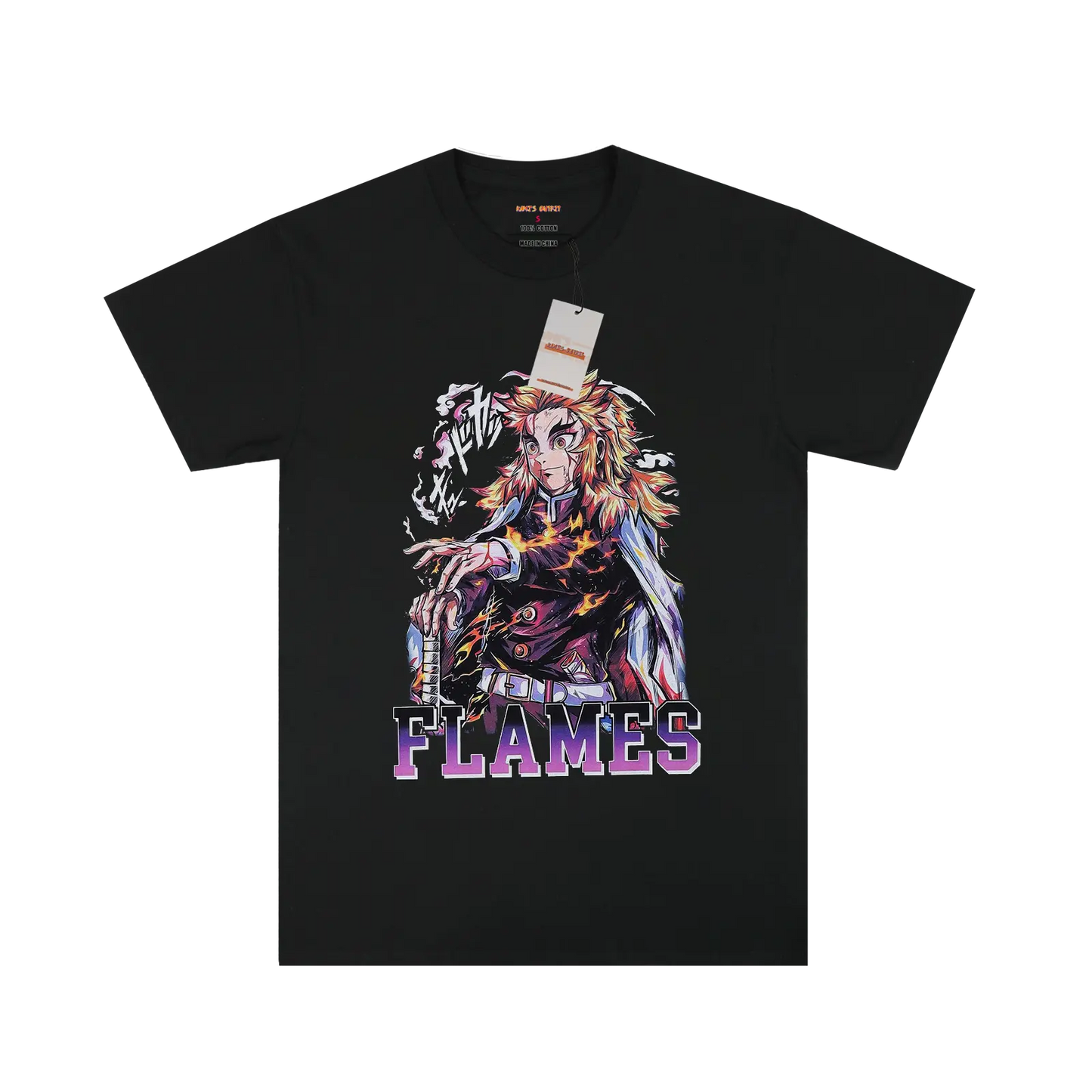 Demon Slayer Kyoujurou Black T-shirt