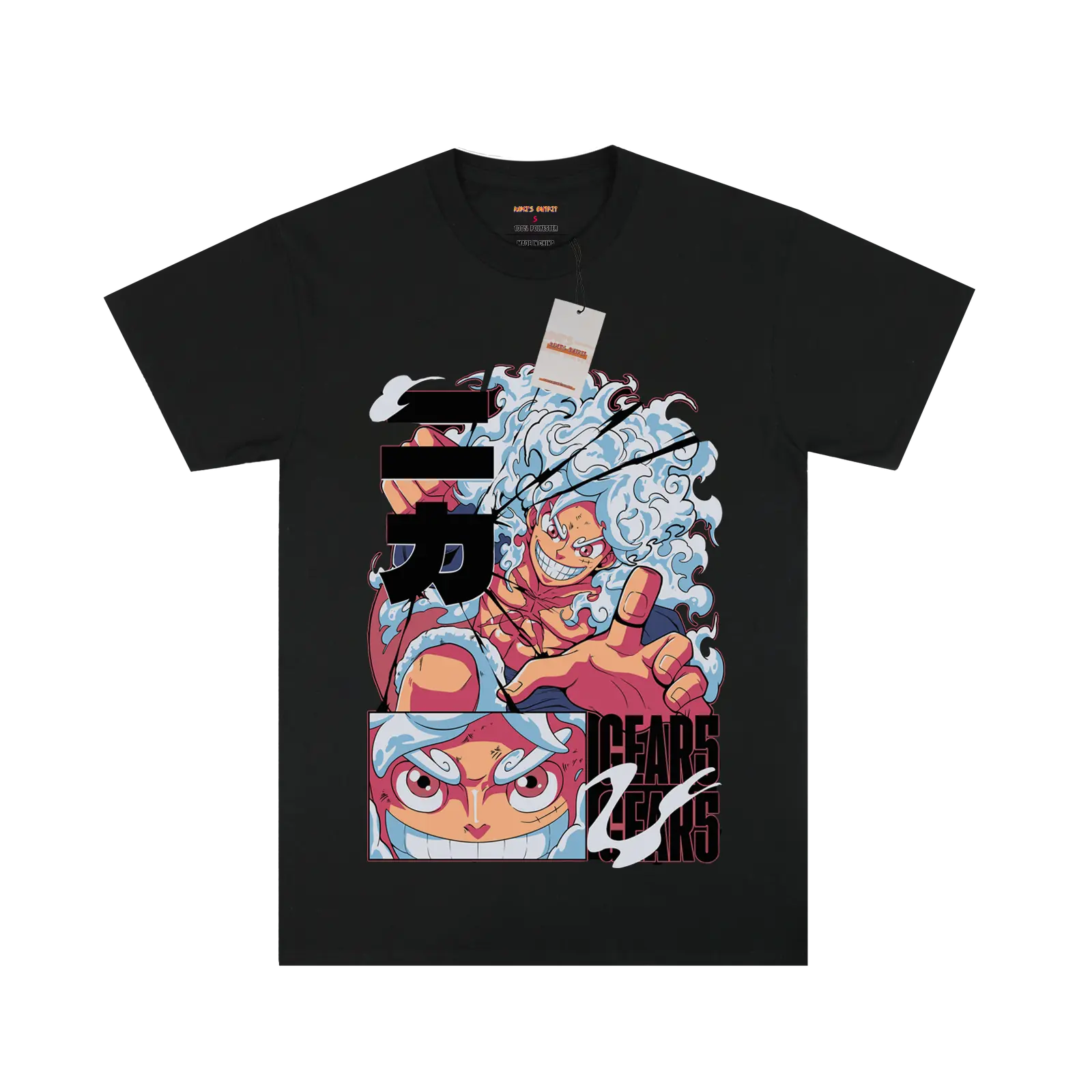 Luffy GEAR 5 Black T-shirt