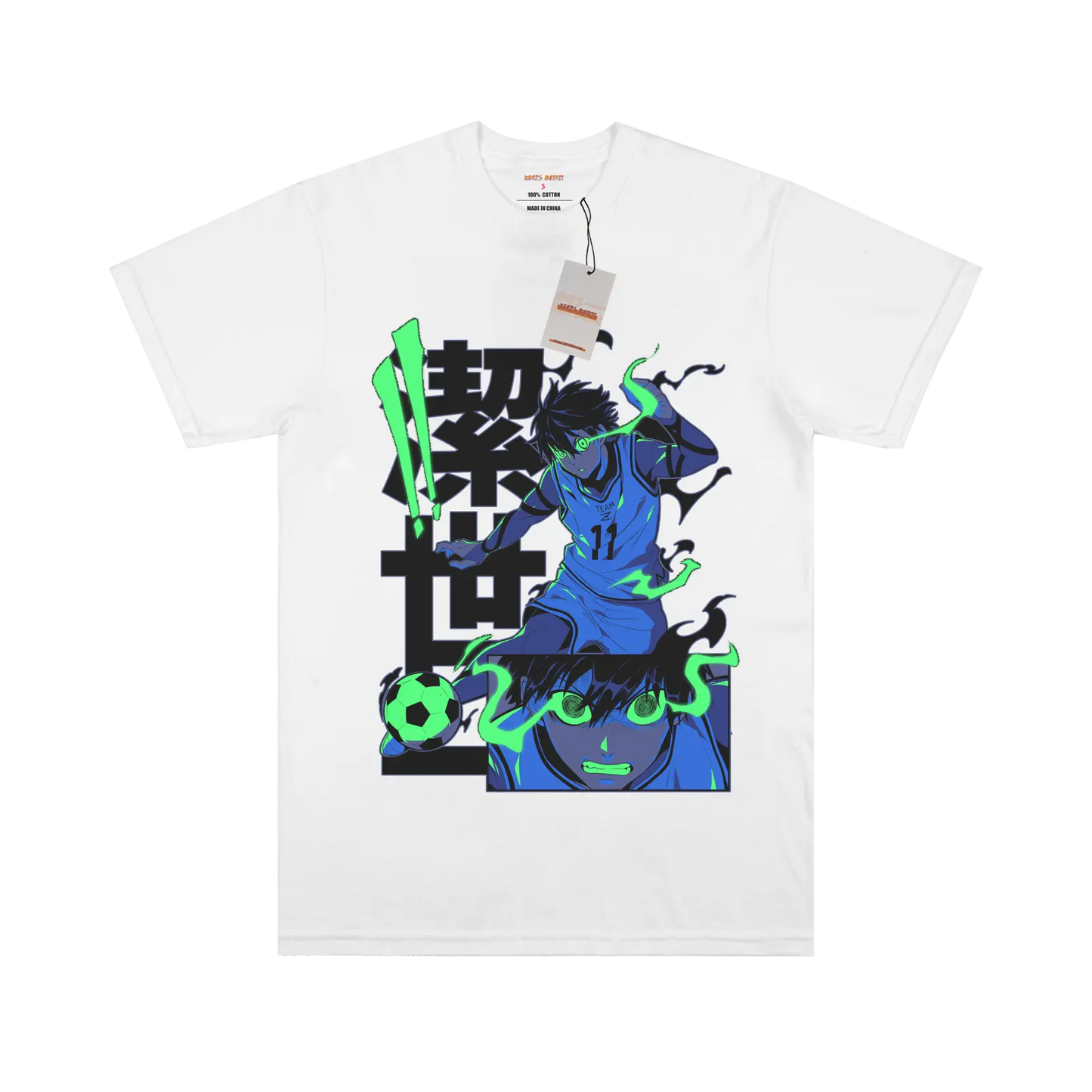 Blue Lock Isagi White T-shirt