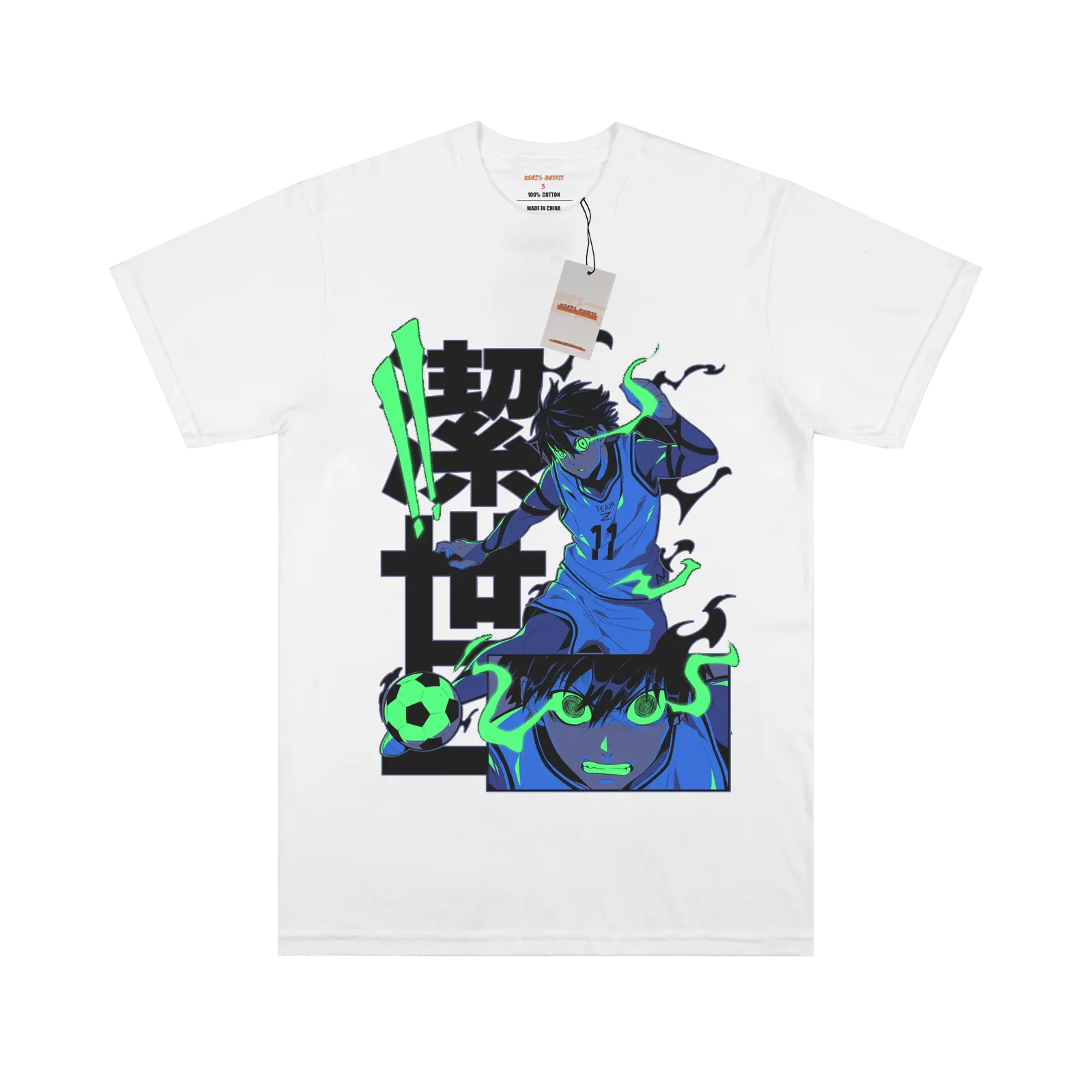 Blue Lock Isagi White T-shirt