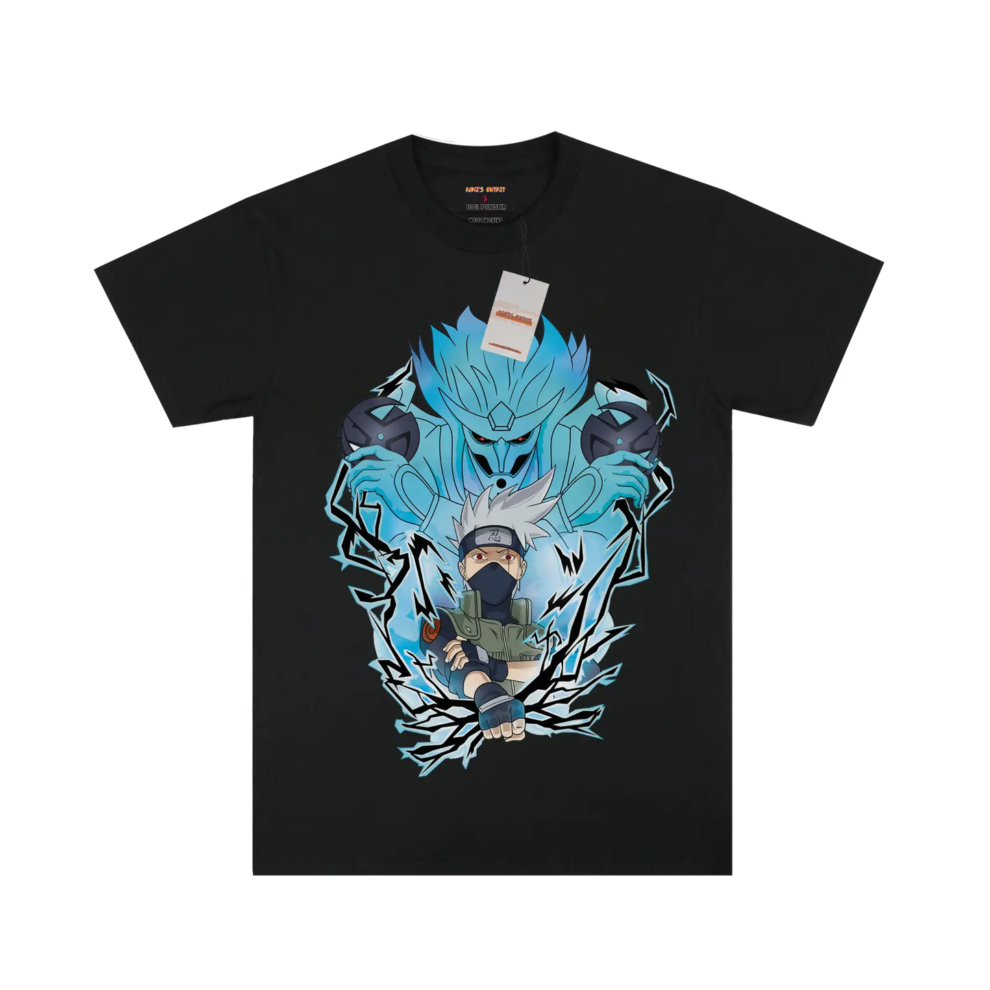 Naruto Kakashi Susanoo Black T-shirt