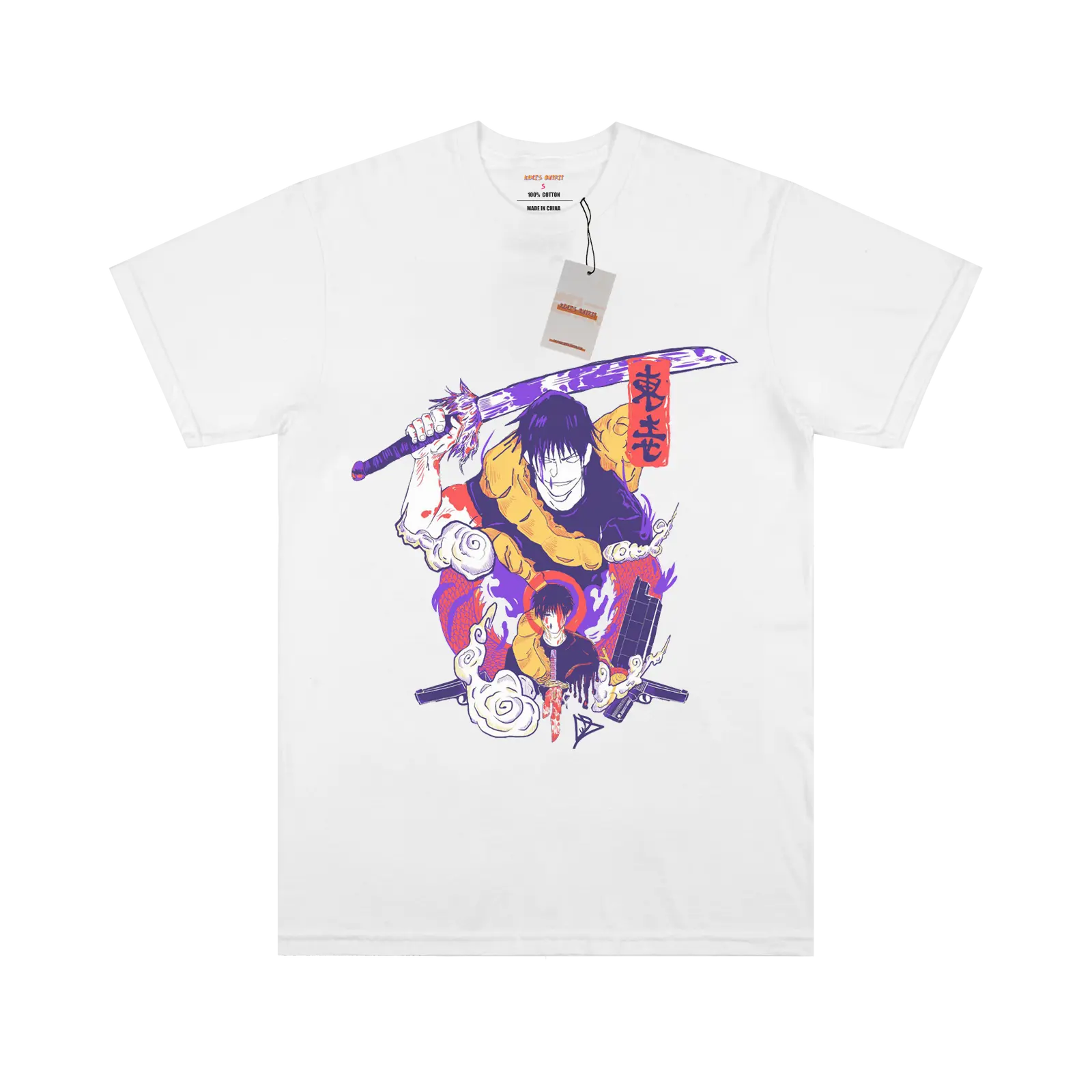 Jujutsu kaisen Toji White T-shirt