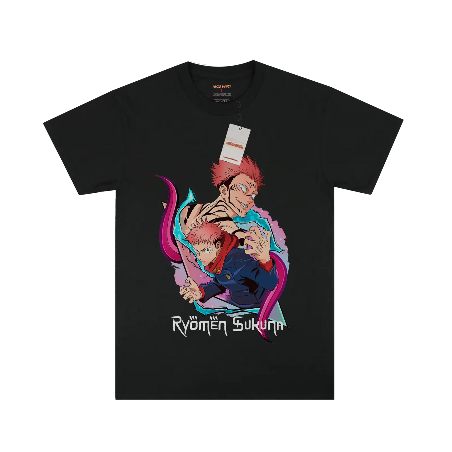 Jujutsu kaisen Sukuna Black T-shirt