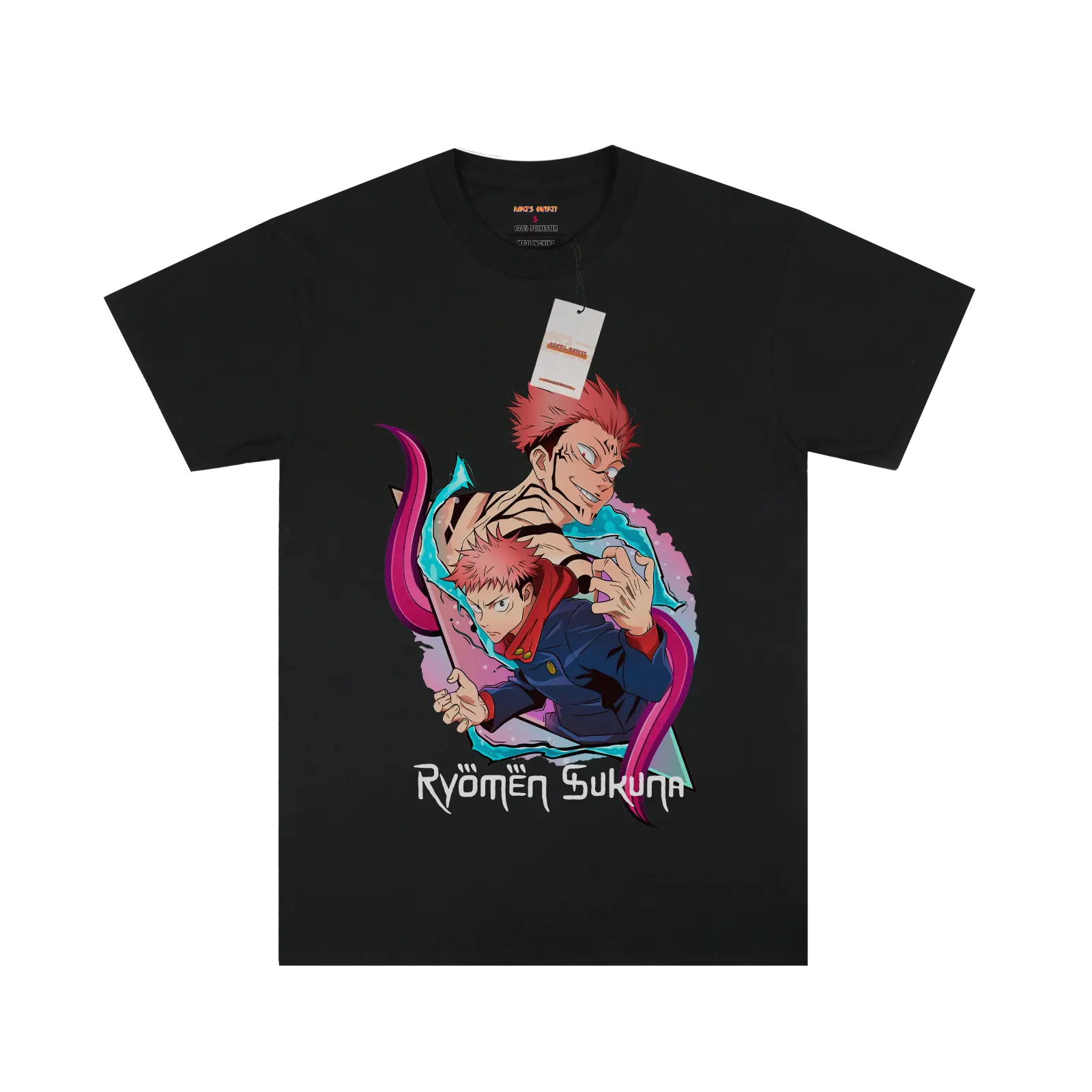 Jujutsu kaisen Sukuna Black T-shirt