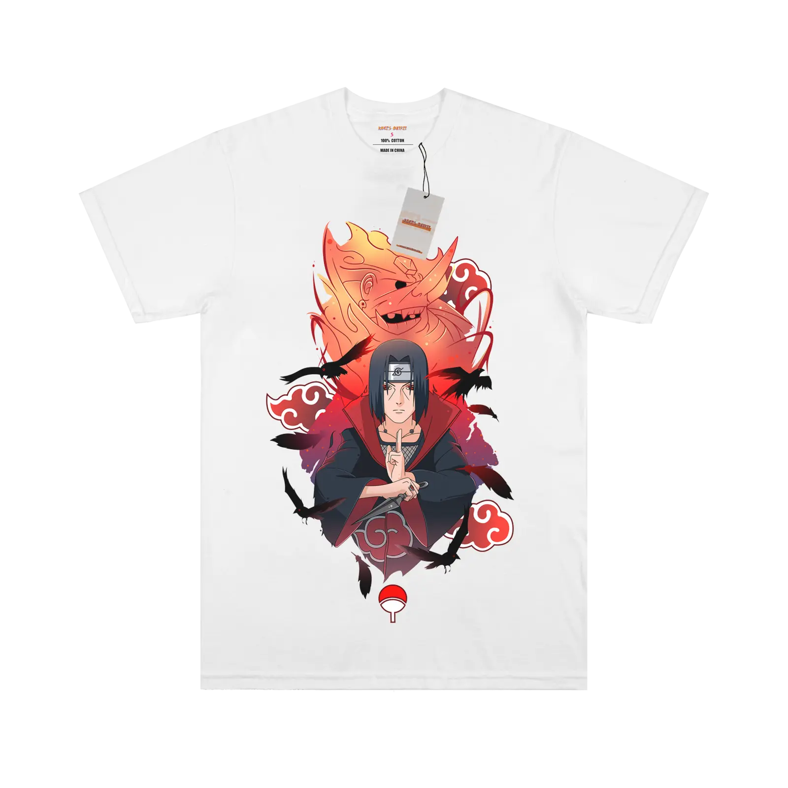 Naruto Itachi Susanoo White T-shirt