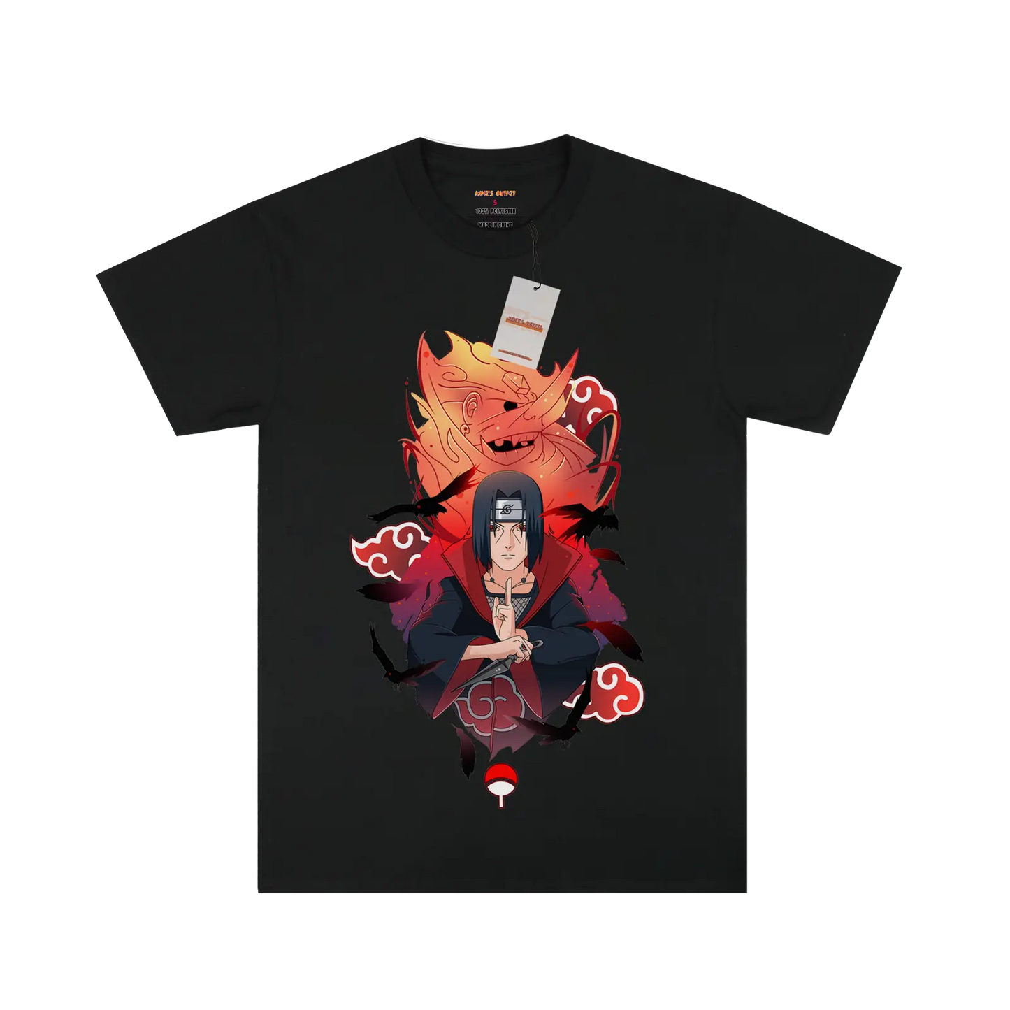 Naruto Itachi Susanoo Black T-shirt