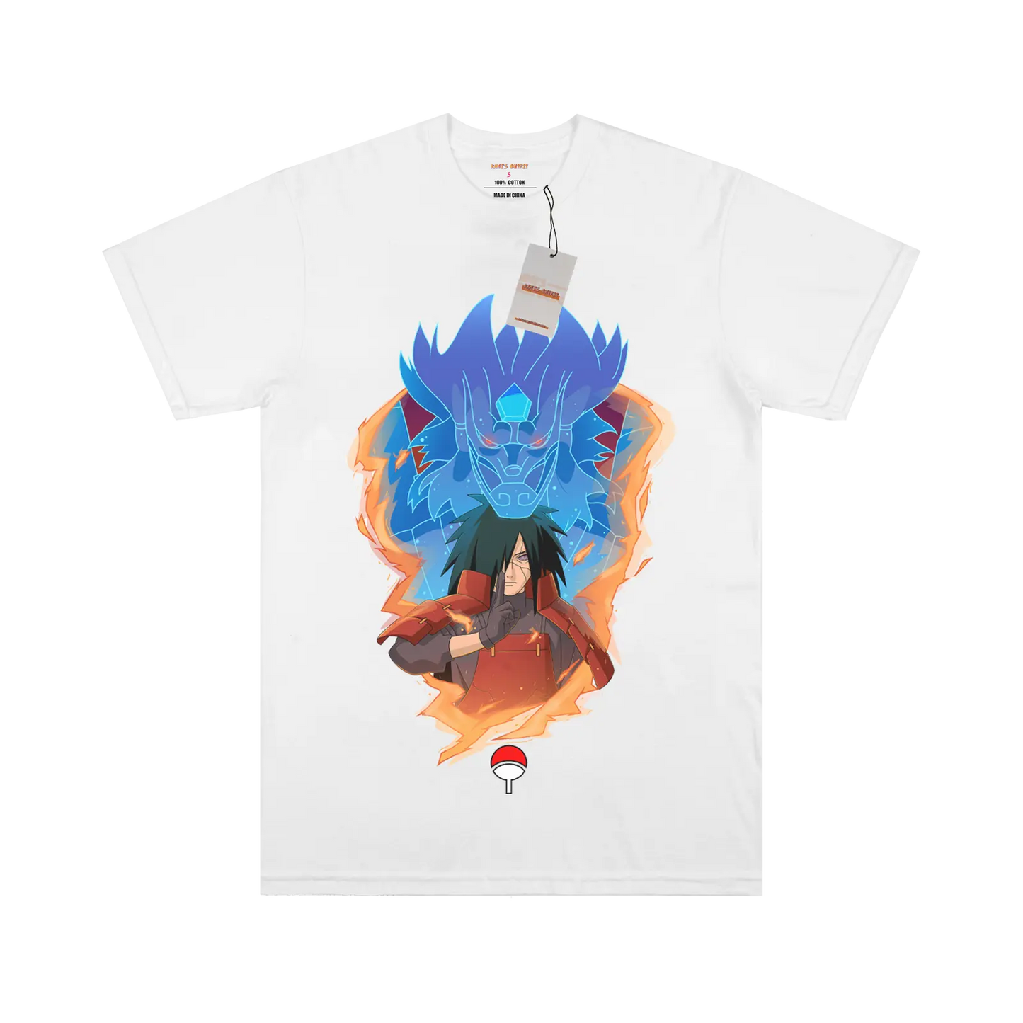 Naruto Madara Susanoo White T-shirt