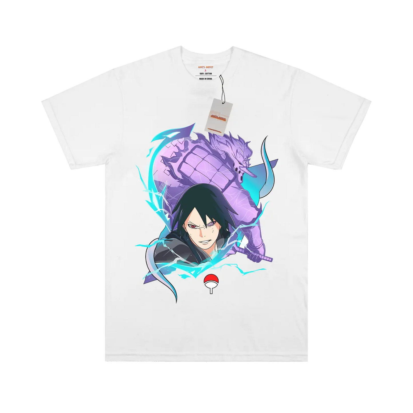 Naruto Sasuke Susanoo Black T-shirt