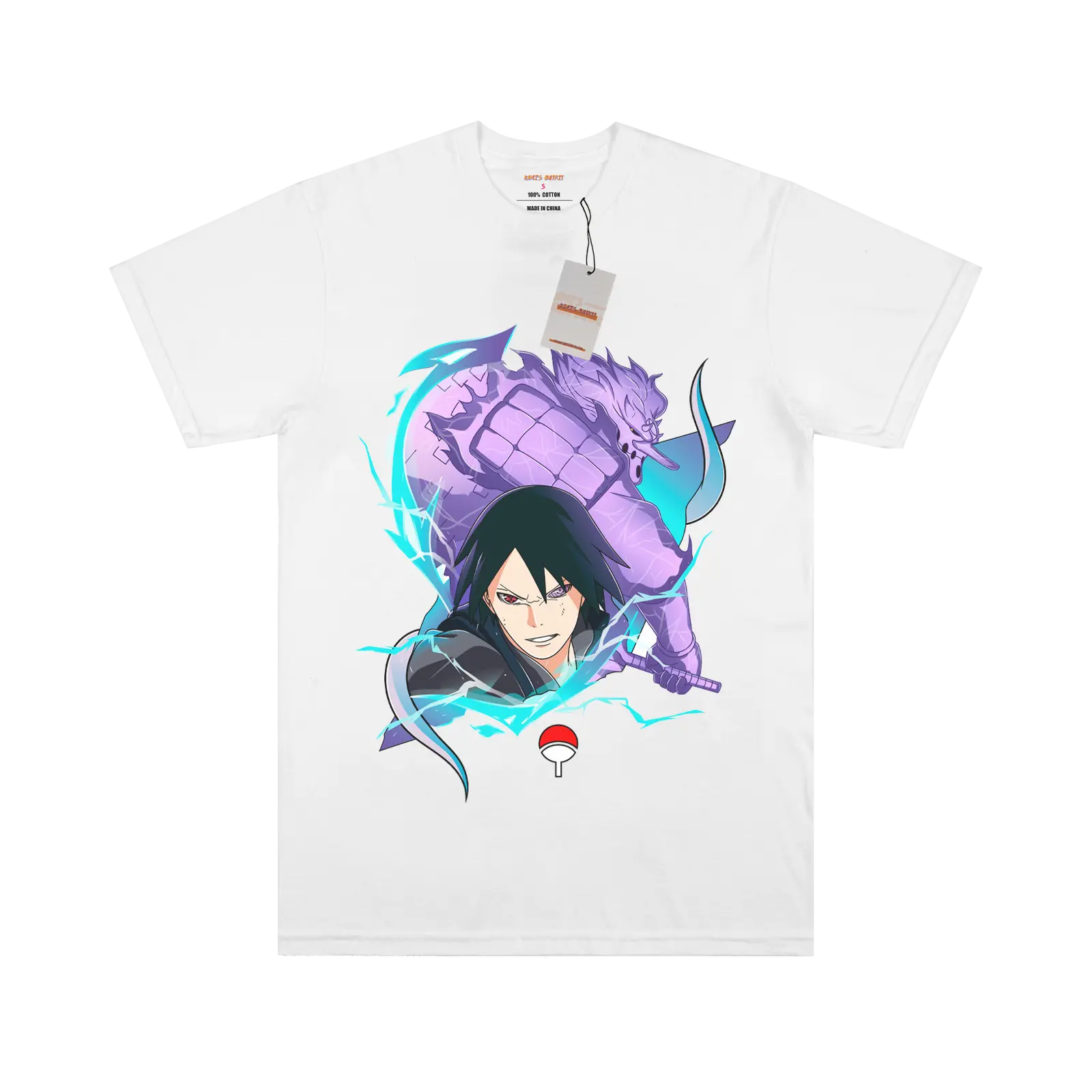 Naruto Sasuke Susanoo Black T-shirt