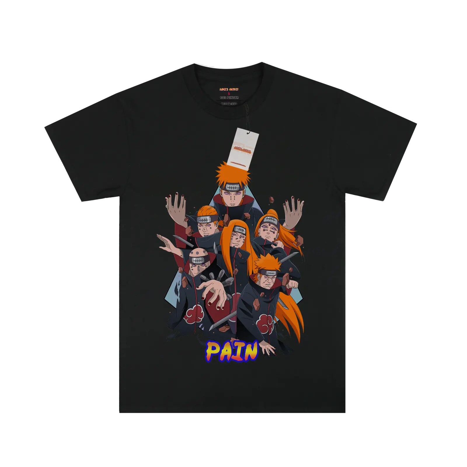 Naruto Pain Black Tee