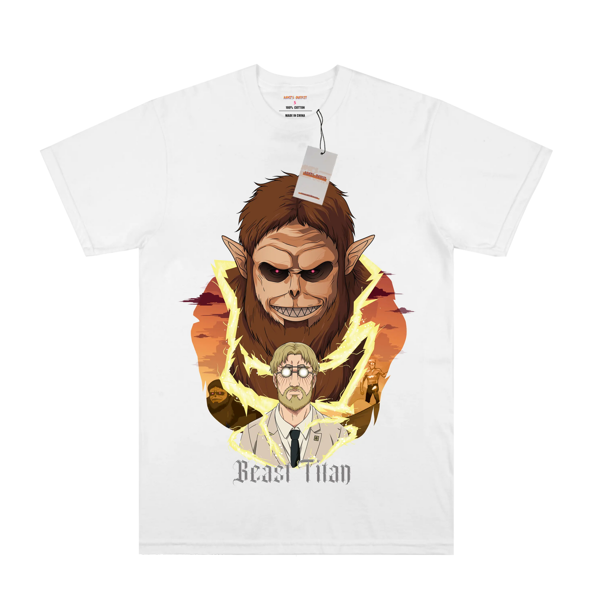 AOT Beast Titan White Tee