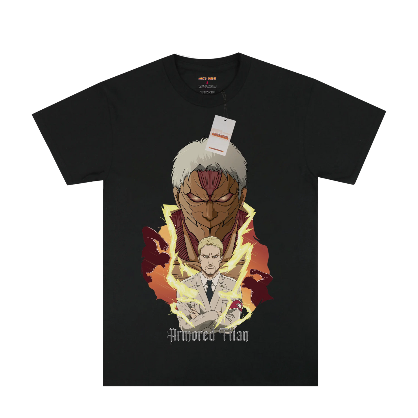 AOT Armored Titan Black Tee