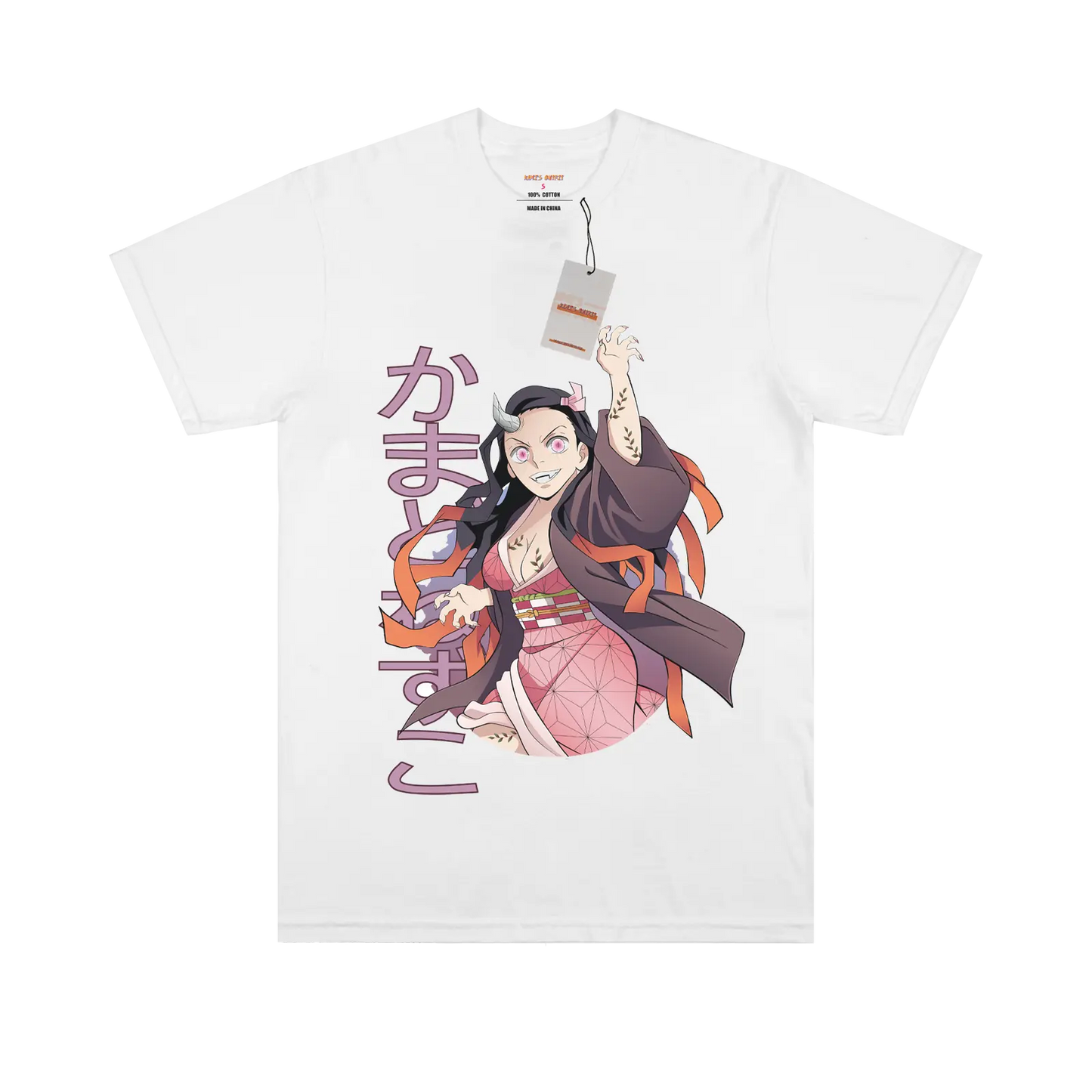 Demon Slayer Nezuko White Tee