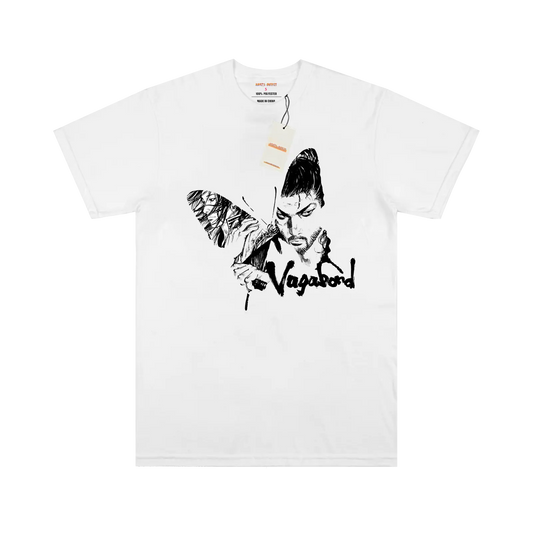 Musashi Butterfly Pattern White T-shirt