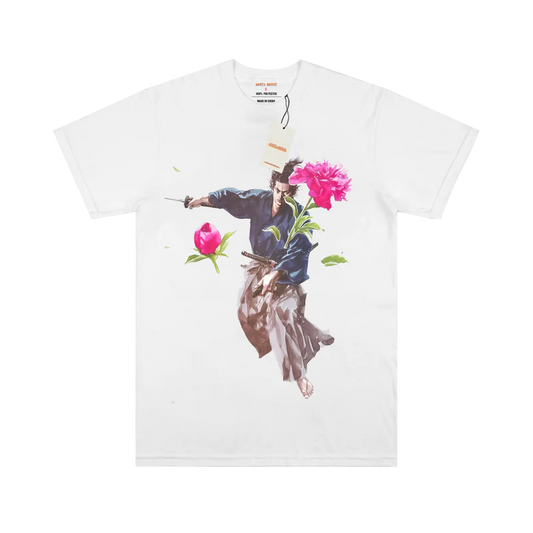 Vagabond Musashi White Anime T-shirt 100% High quality Cotton