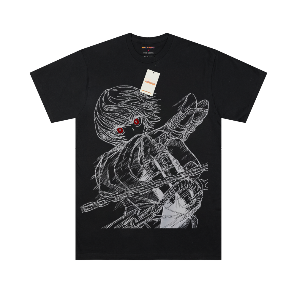 HunterXHunter Kurapika Chains Black Tee