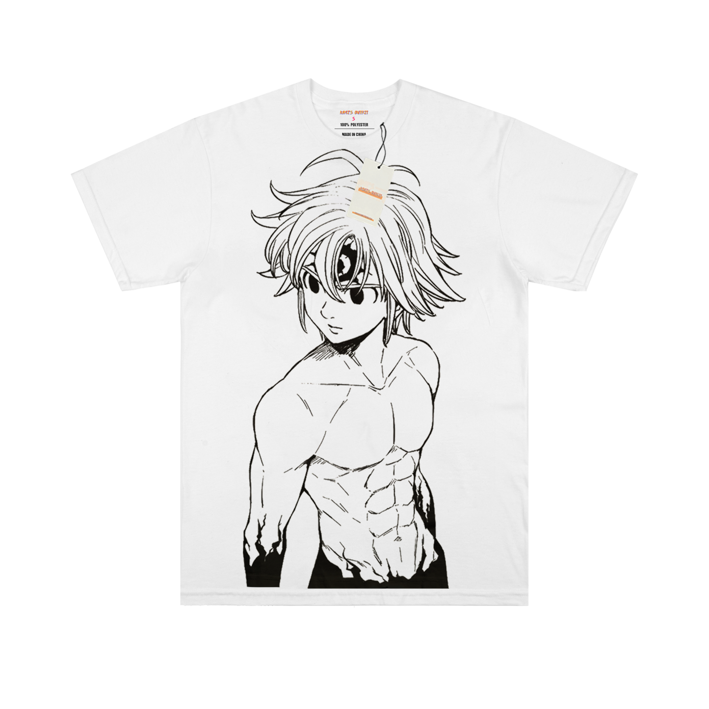 Seven Deadly Sins 7DS Assault Meliodas White Tee